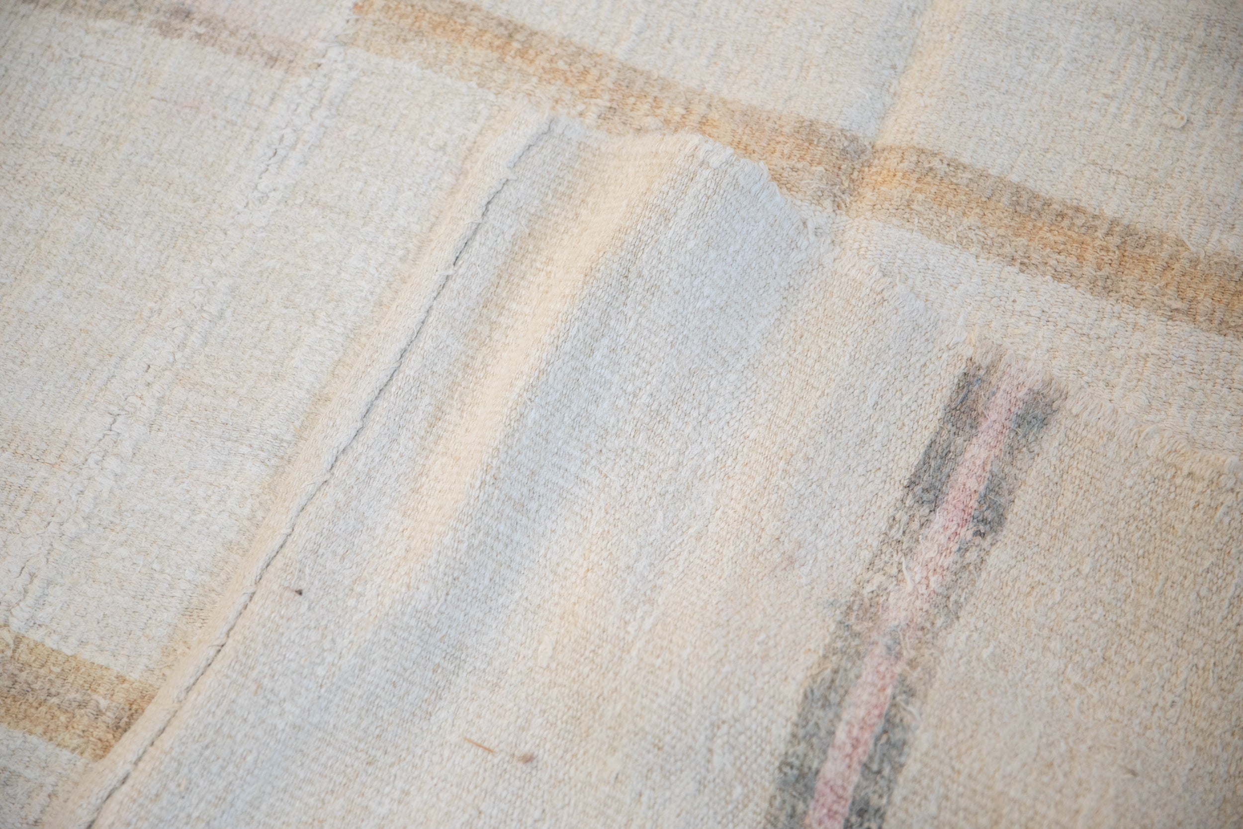 5.5x13.5 Vintage Distressed Hemp Kilim Rug Runner by Old New House® - product image 12 for Resin Society