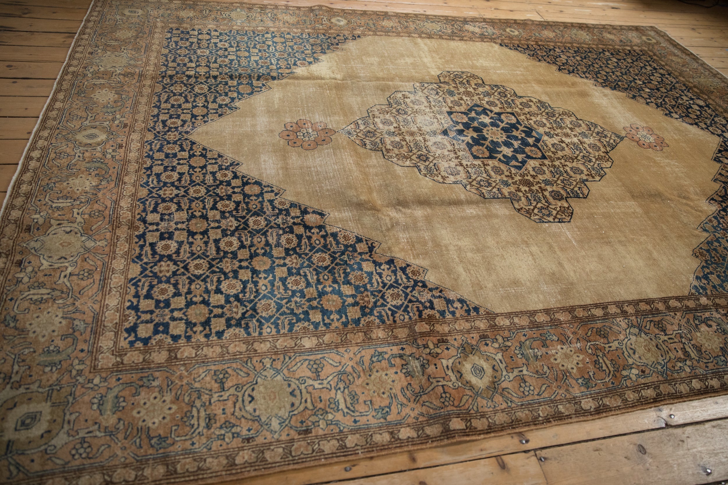 8.5x11 Vintage Distressed Tabriz Carpet by Old New House® - product image 10 for Resin Society