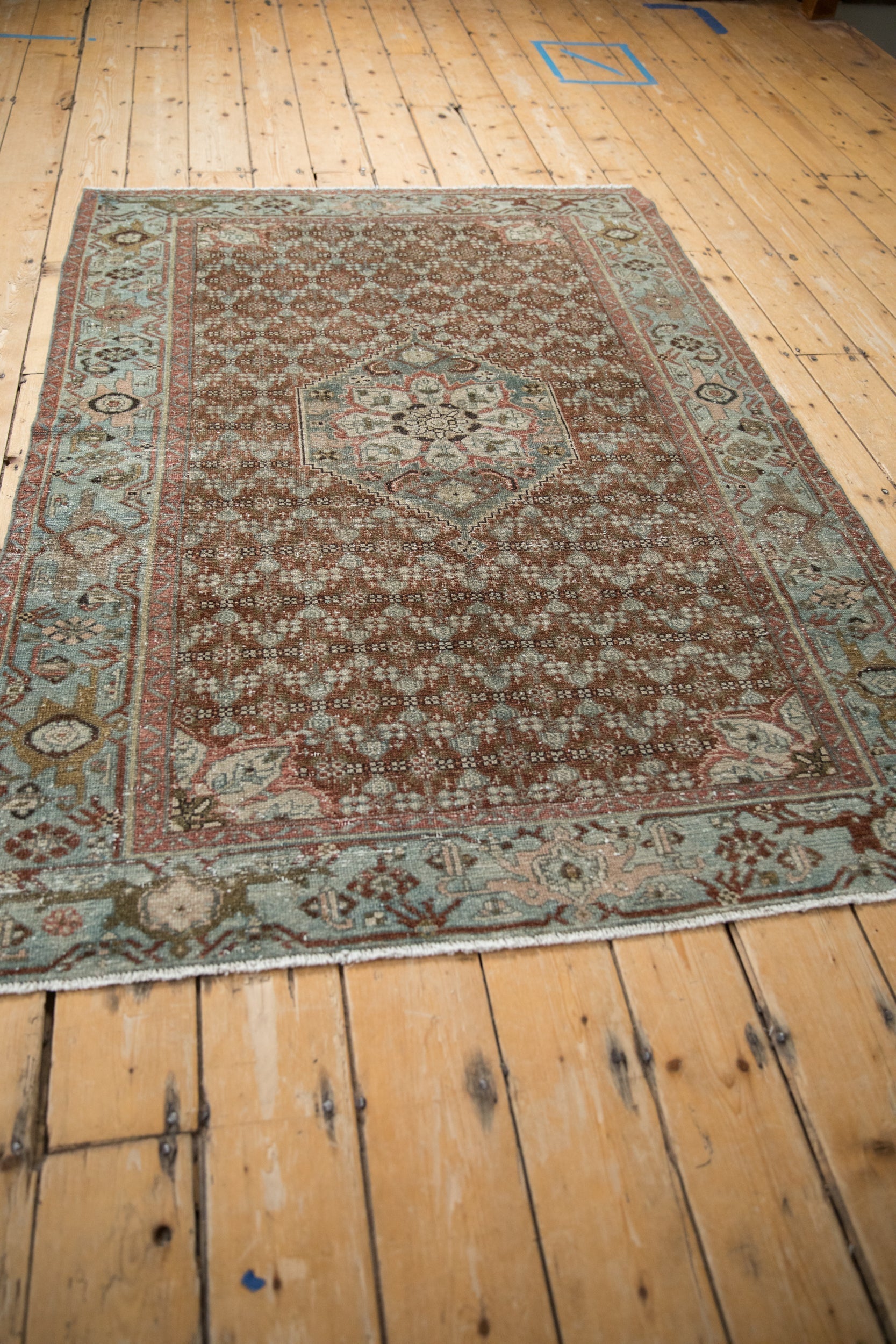 4x6 Antique Distressed Malayer Rug by Old New House® - product image 7 for Resin Society