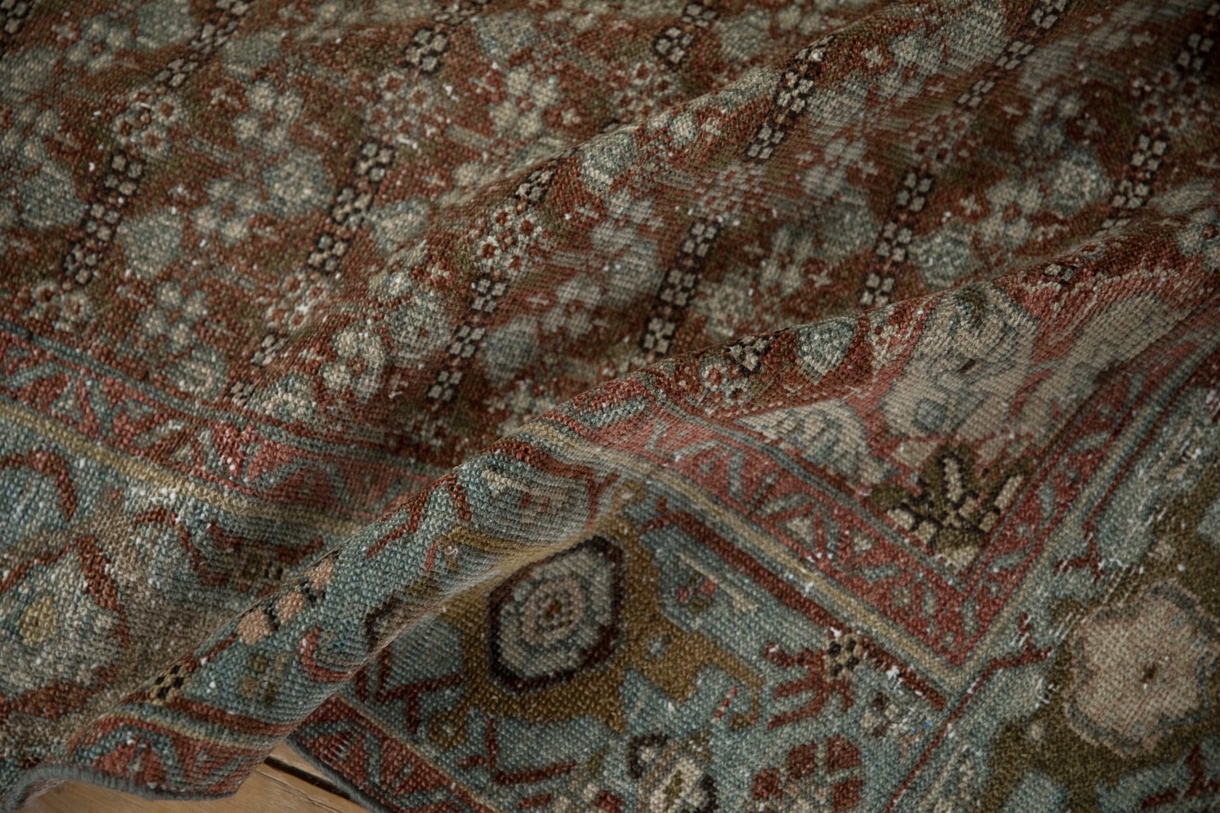 4x6 Antique Distressed Malayer Rug by Old New House® - product image 8 for Resin Society