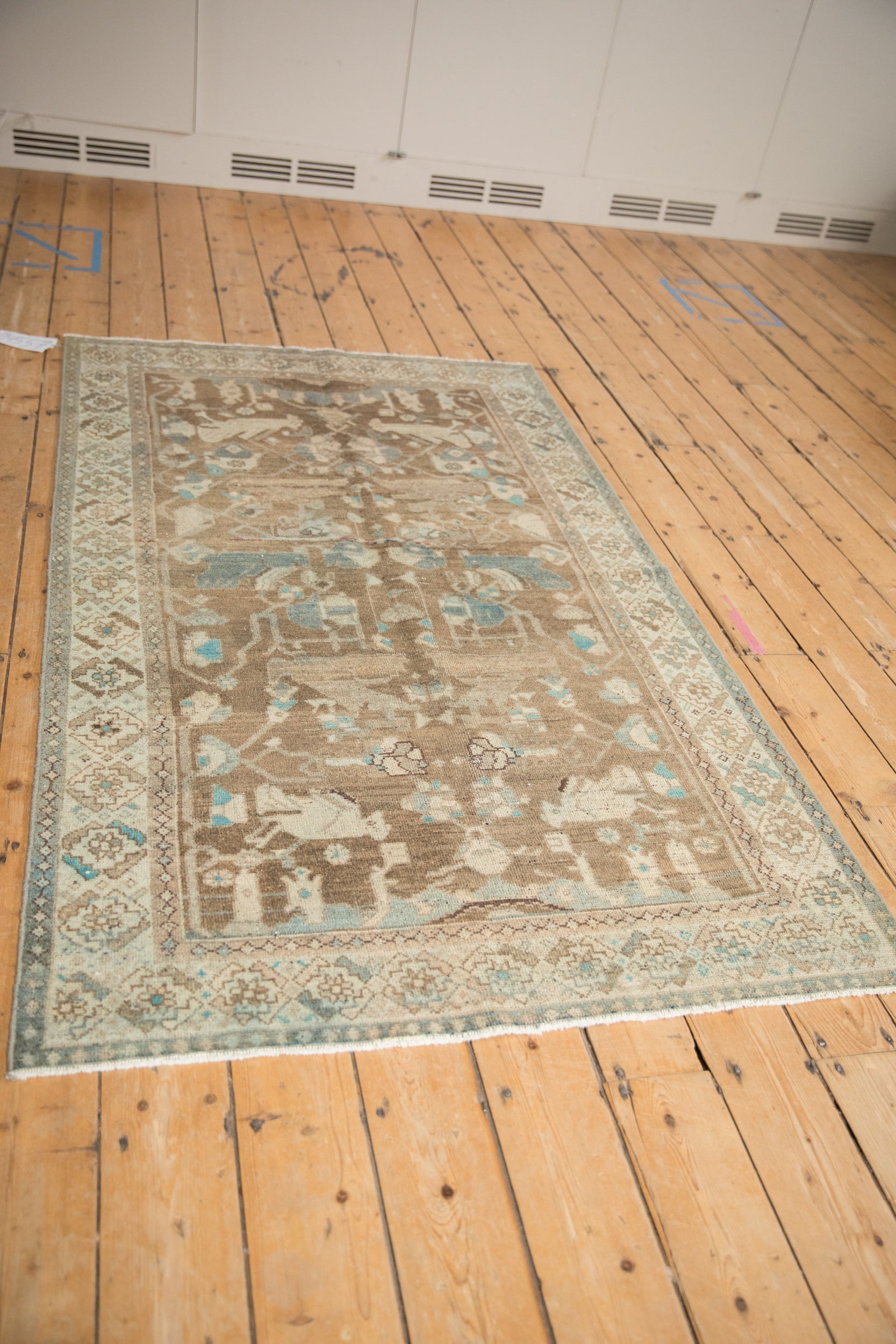 4x6.5 Vintage Distressed Hamadan Rug by Old New House® - product image 4 for Resin Society