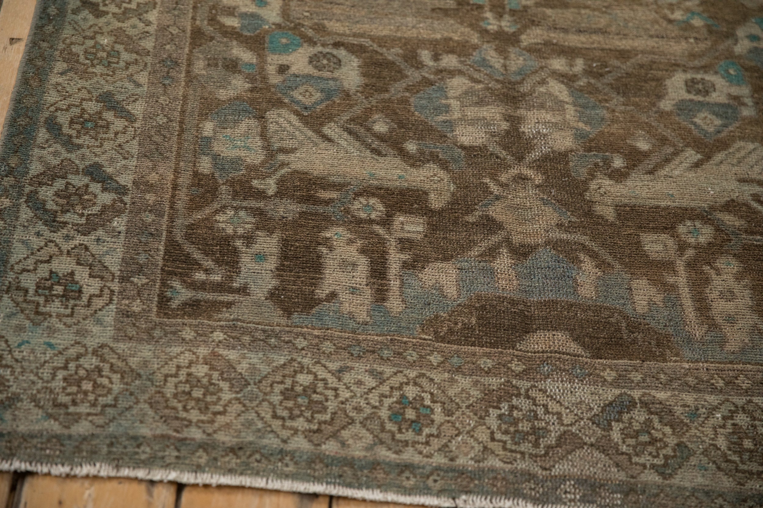 4x6.5 Vintage Distressed Hamadan Rug by Old New House® - product image 7 for Resin Society