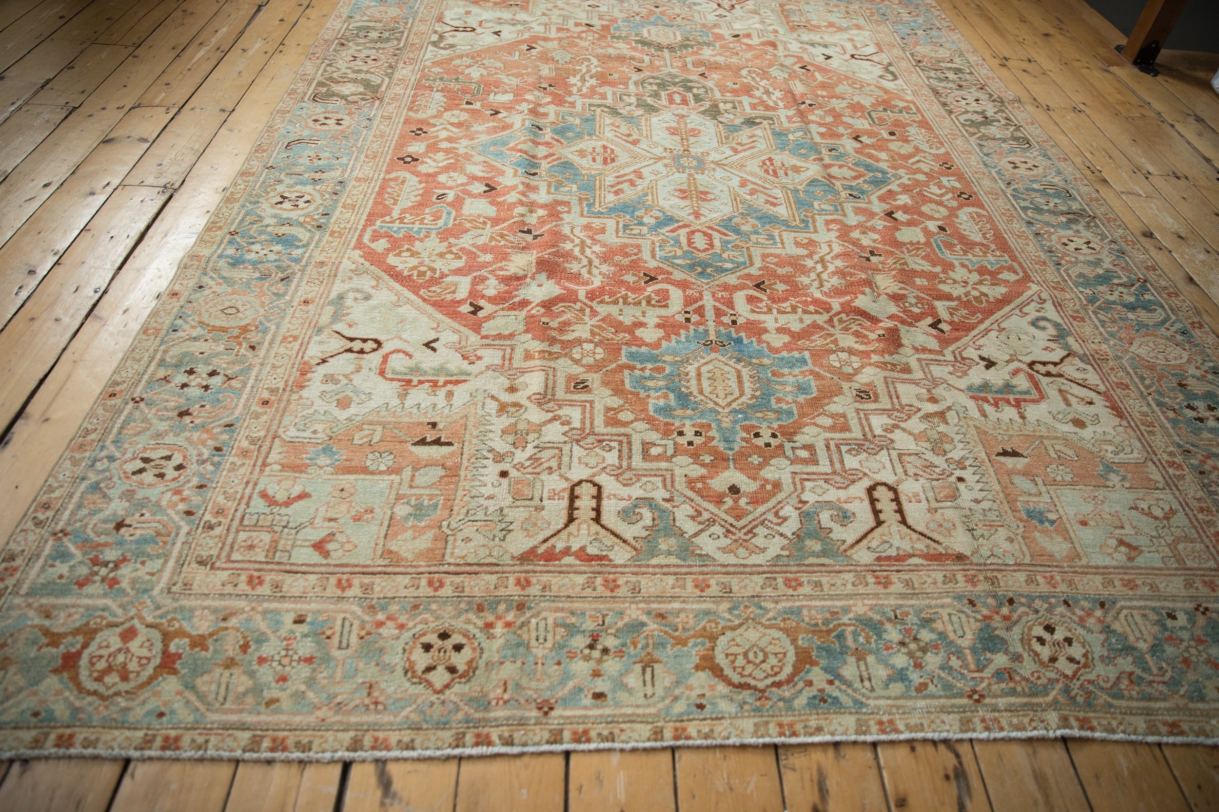 7.5x10.5 Vintage Distressed Heriz Carpet by Old New House® - product image 7 for Resin Society