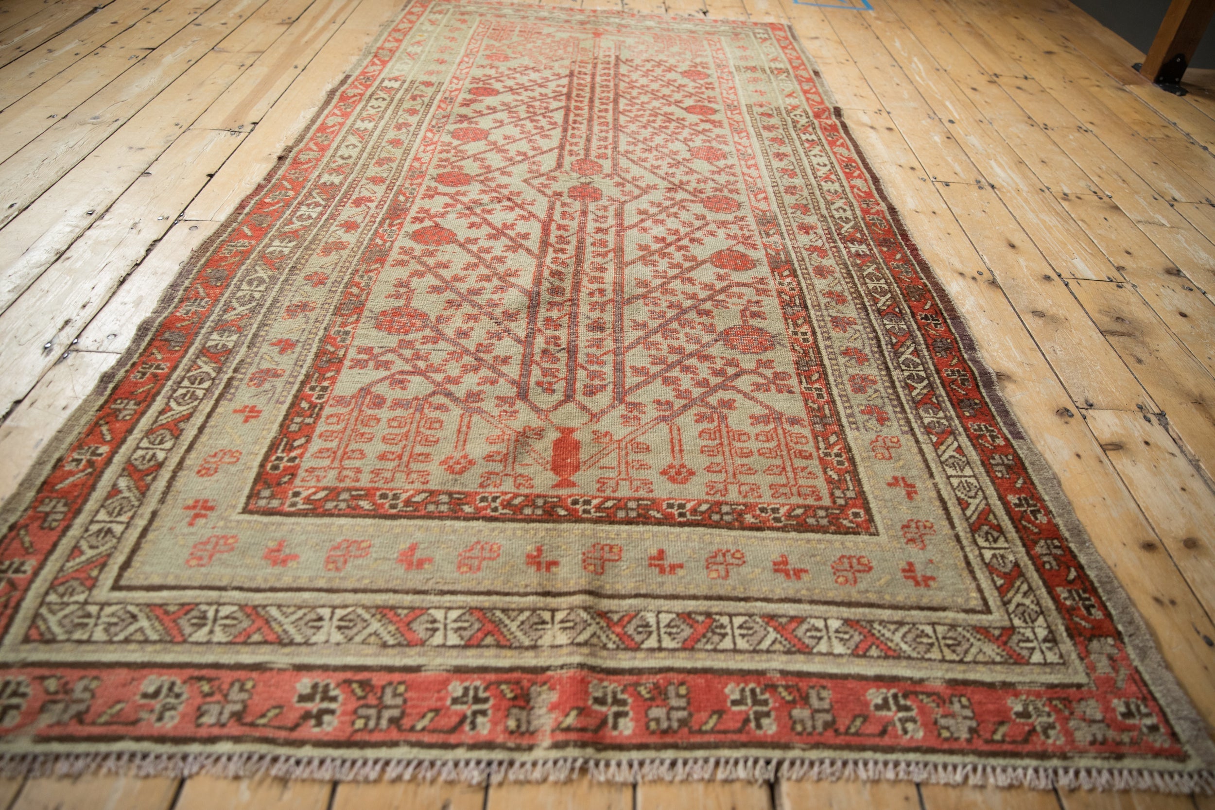 4.5x8.5 Antique Distressed Khotan Rug by Old New House® - product image 8 for Resin Society