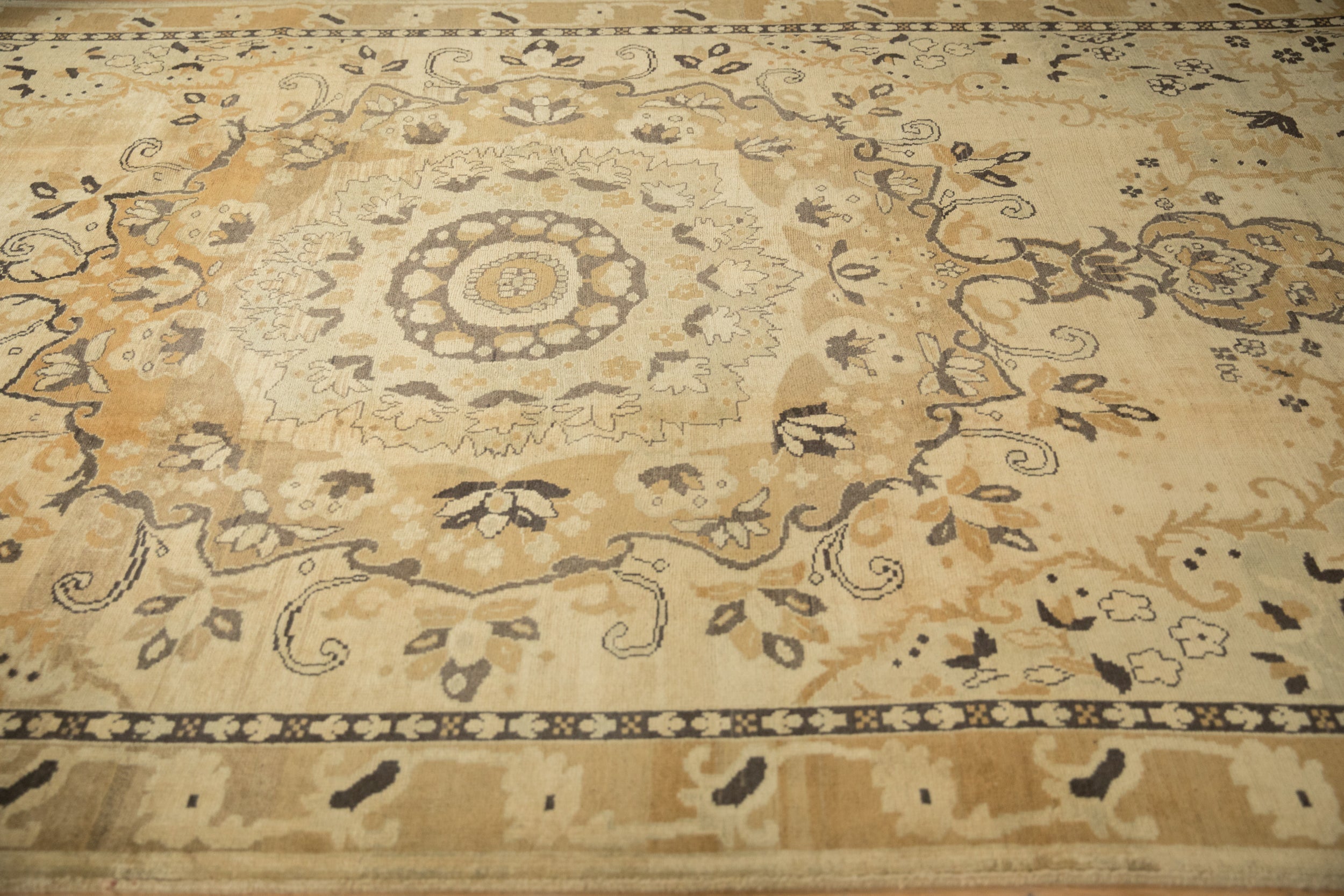 RESERVED 7x11.5 Vintage Distressed Kars Carpet
