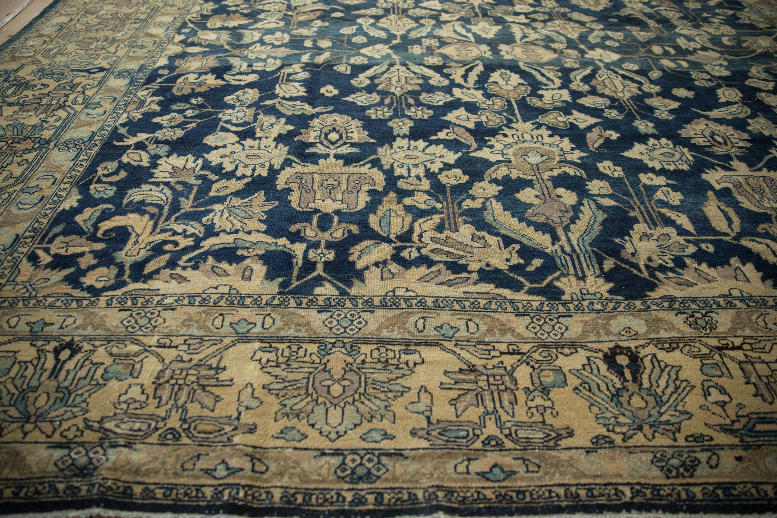 10.5x16.5 Vintage Distressed Tea Washed Lilihan Carpet by Old New House® - product image 9 for Resin Society