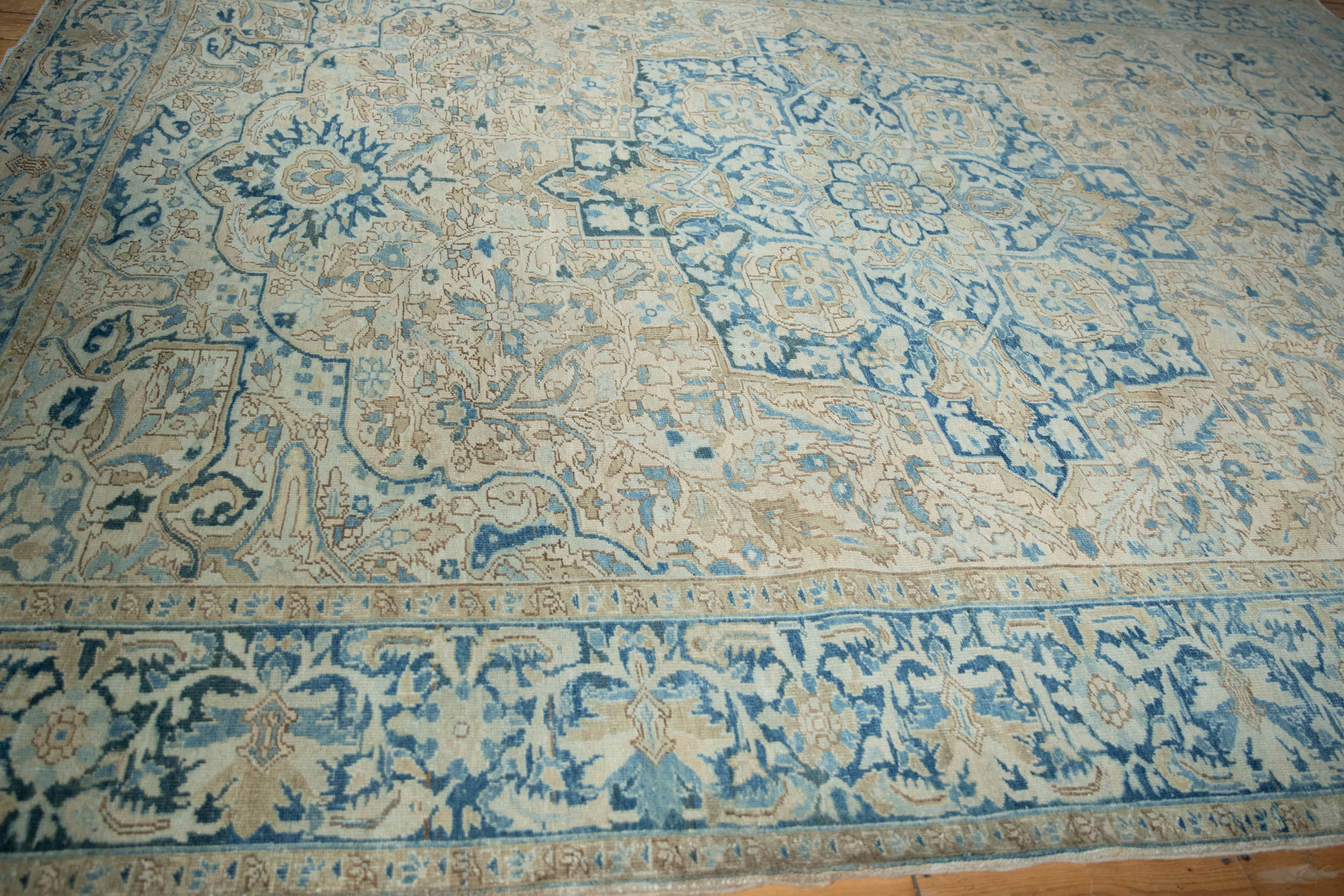9.5x12.5 Vintage Distressed Heriz Carpet by Old New House® - product image 6 for Resin Society