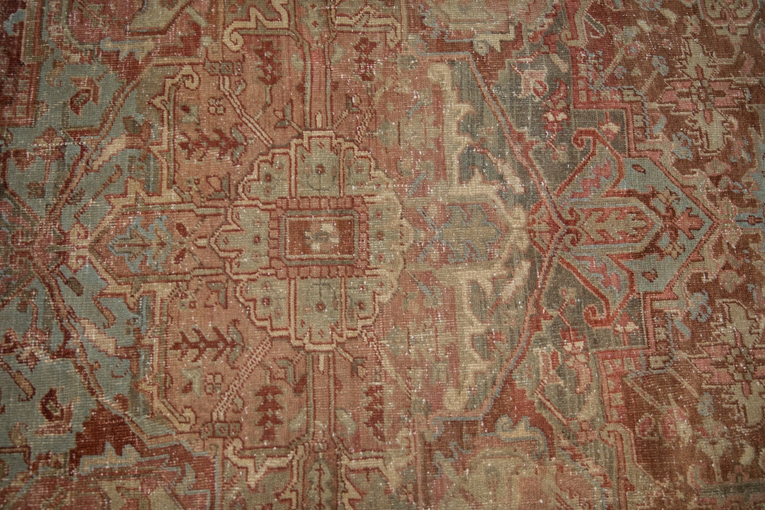 8x11.5 Vintage Distressed Heriz Carpet by Old New House® - product image 3 for Resin Society