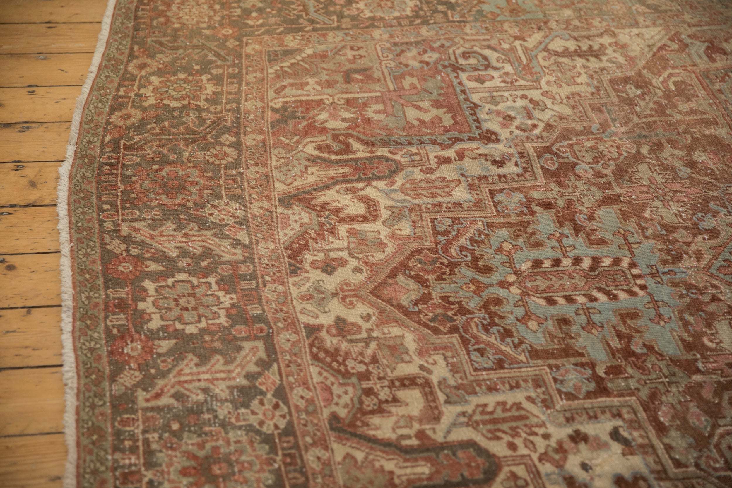 8x11.5 Vintage Distressed Heriz Carpet by Old New House® - product image 8 for Resin Society