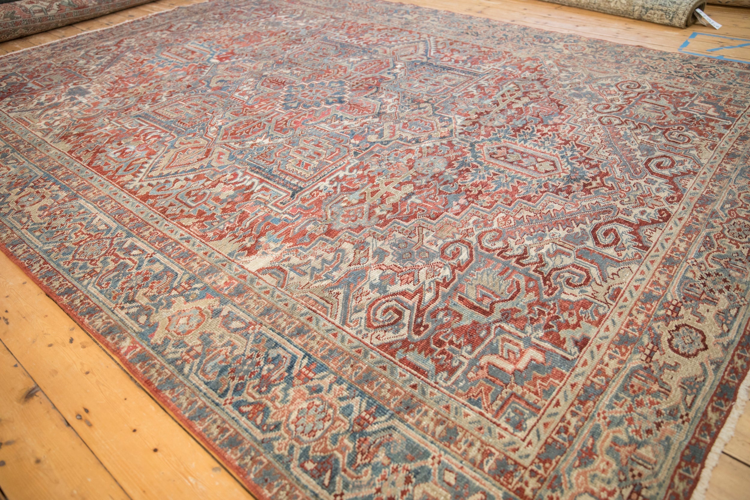 8x11 Vintage Distressed Heriz Carpet by Old New House® - product image 5 for Resin Society