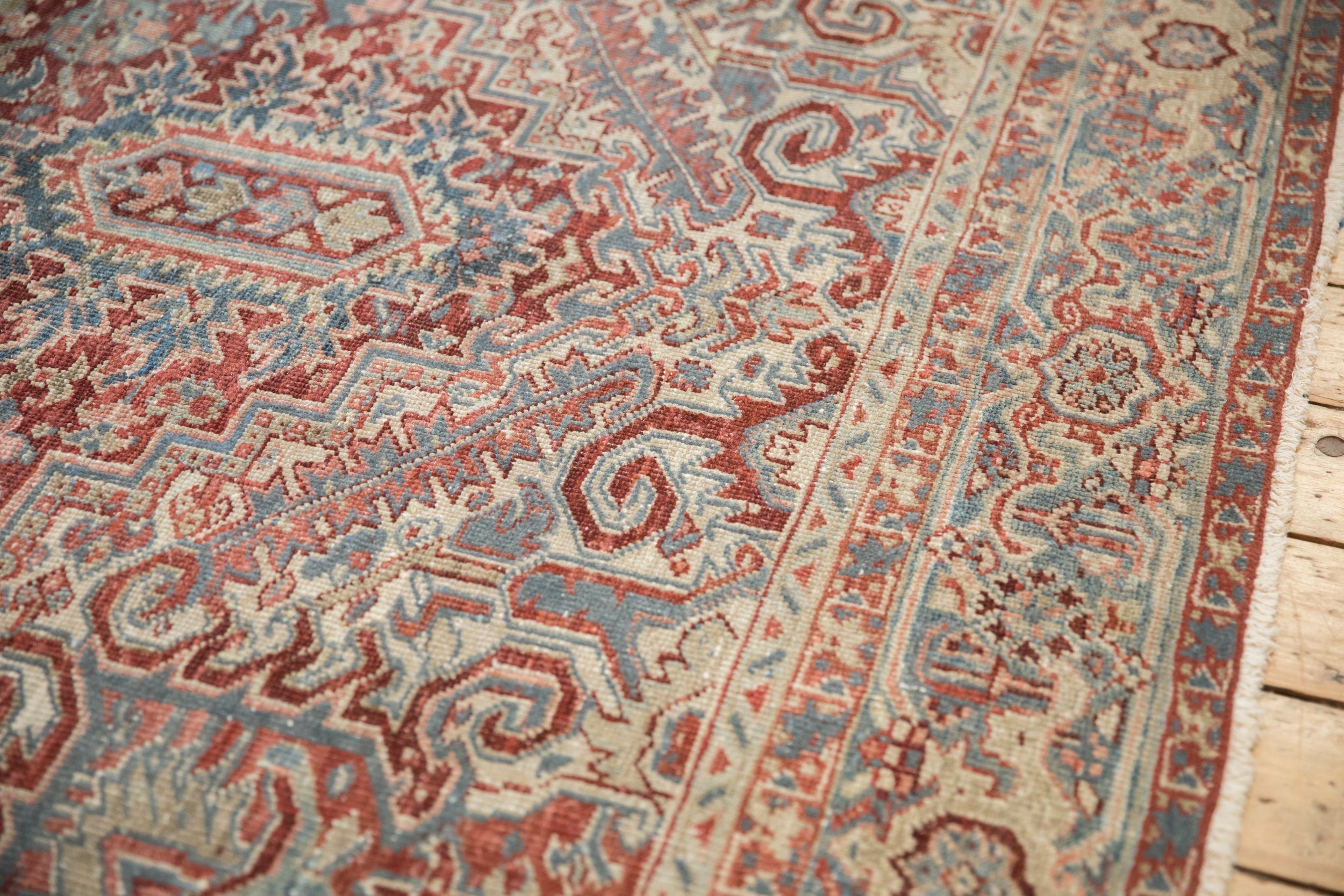 8x11 Vintage Distressed Heriz Carpet by Old New House® - product image 6 for Resin Society