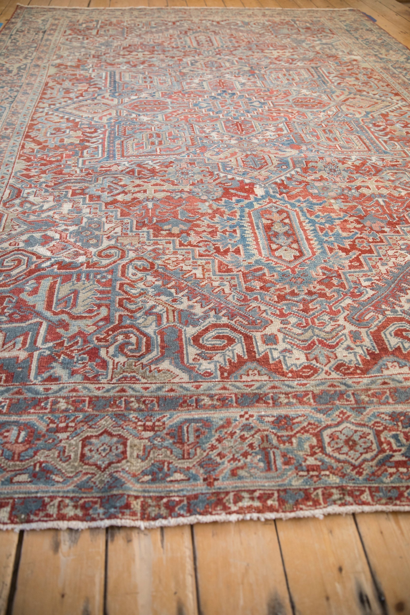 8x11 Vintage Distressed Heriz Carpet by Old New House® - product image 11 for Resin Society