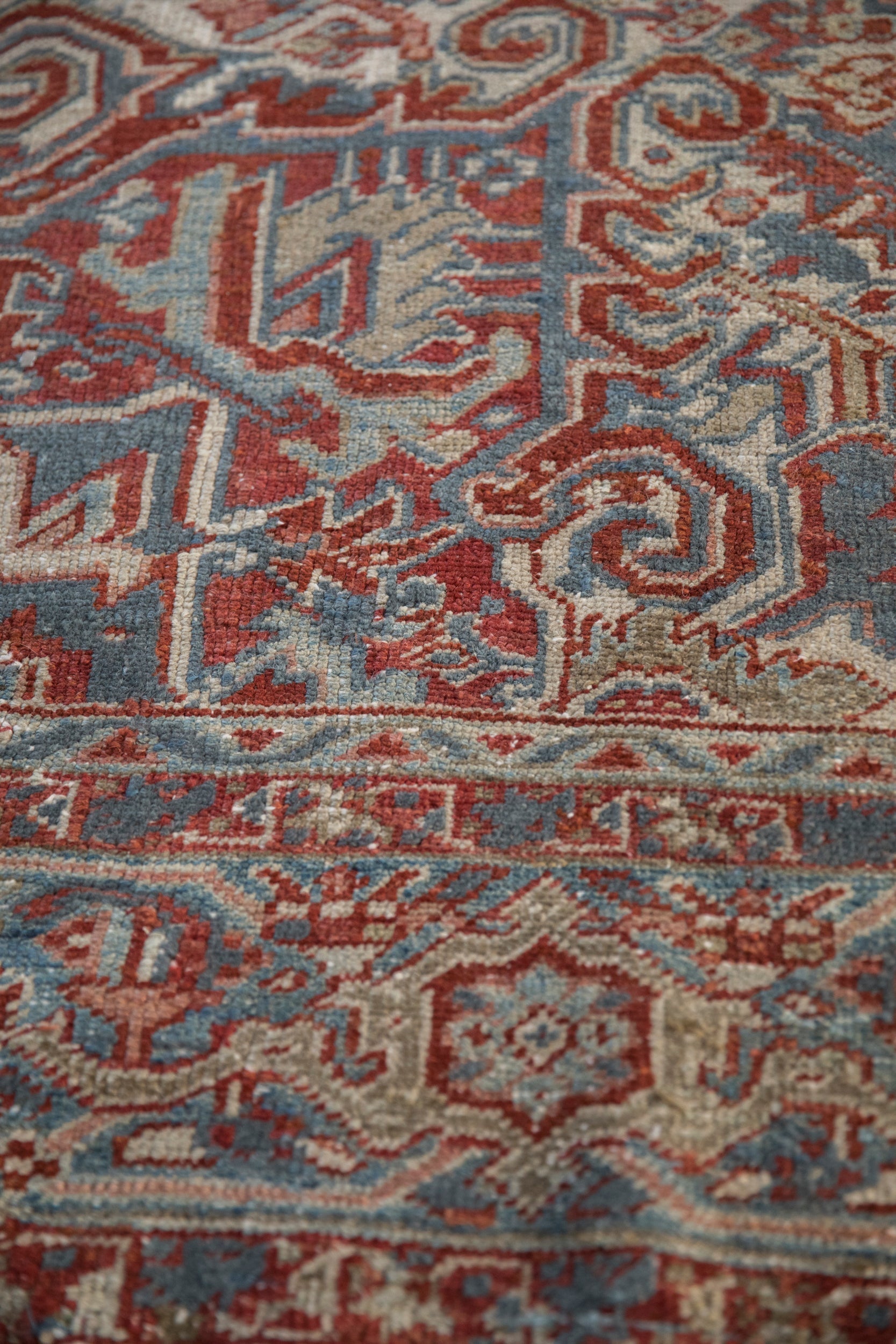 8x11 Vintage Distressed Heriz Carpet by Old New House® - product image 12 for Resin Society