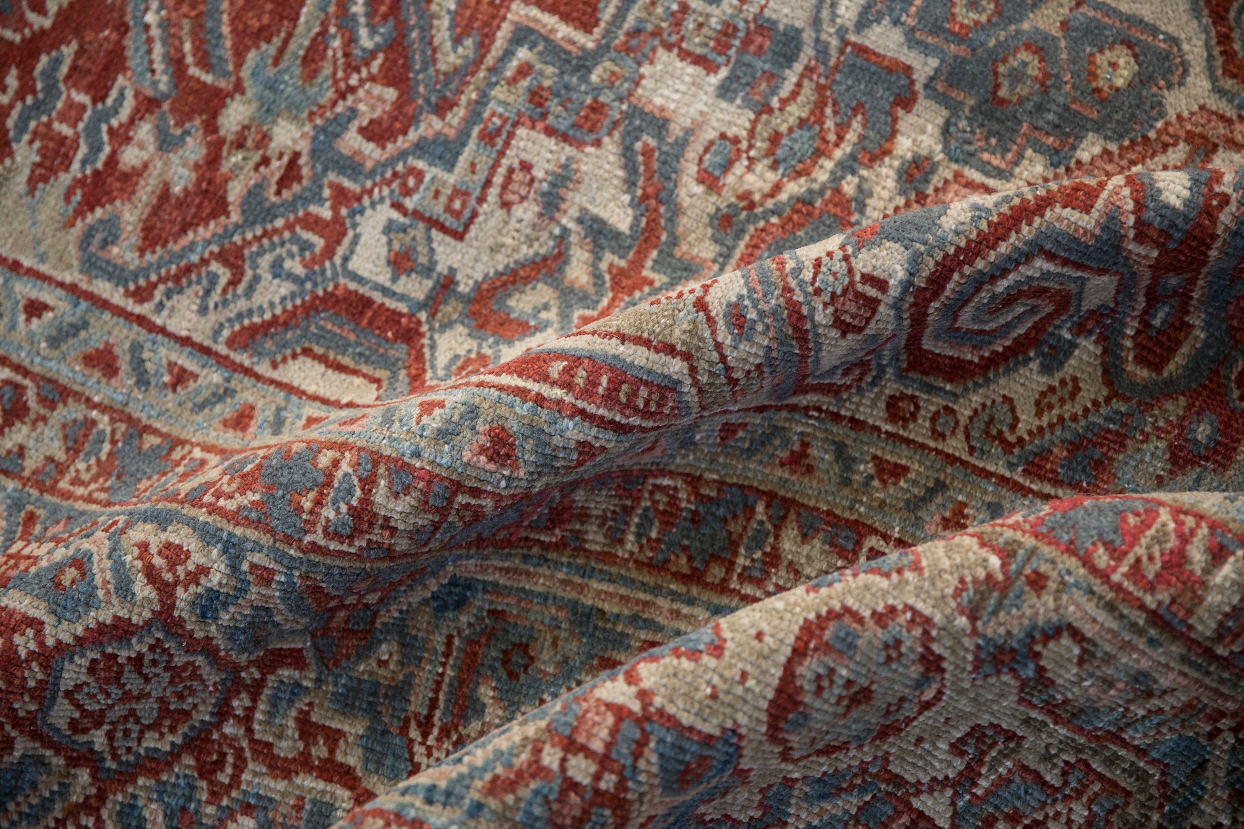 8x11 Vintage Distressed Heriz Carpet by Old New House® - product image 13 for Resin Society