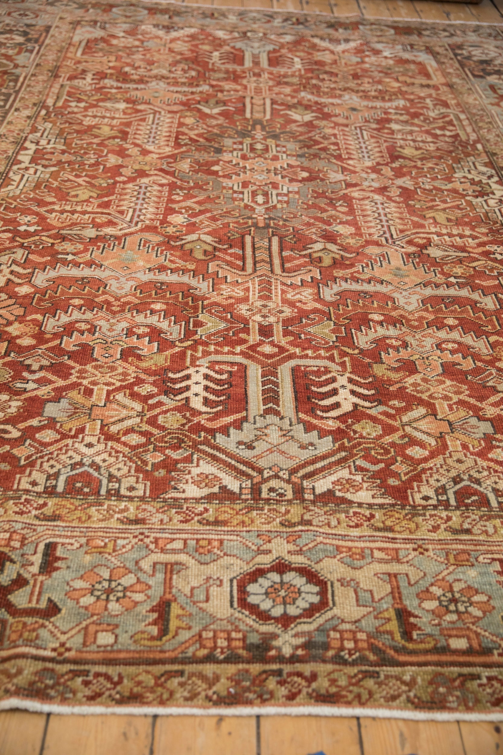 8x10.5 Vintage Distressed Mehrivan Carpet by Old New House® - product image 5 for Resin Society