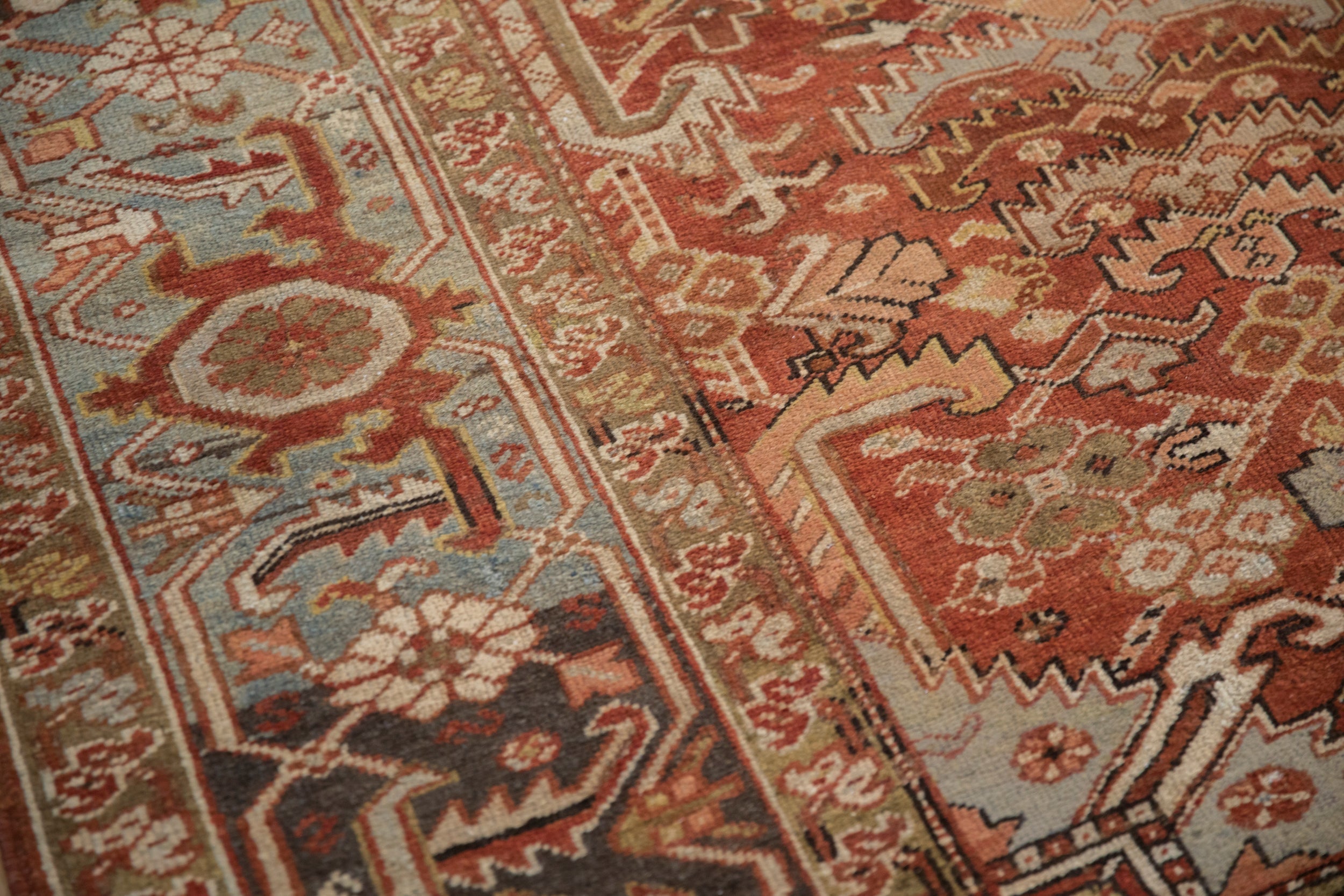 8x10.5 Vintage Distressed Mehrivan Carpet by Old New House® - product image 11 for Resin Society