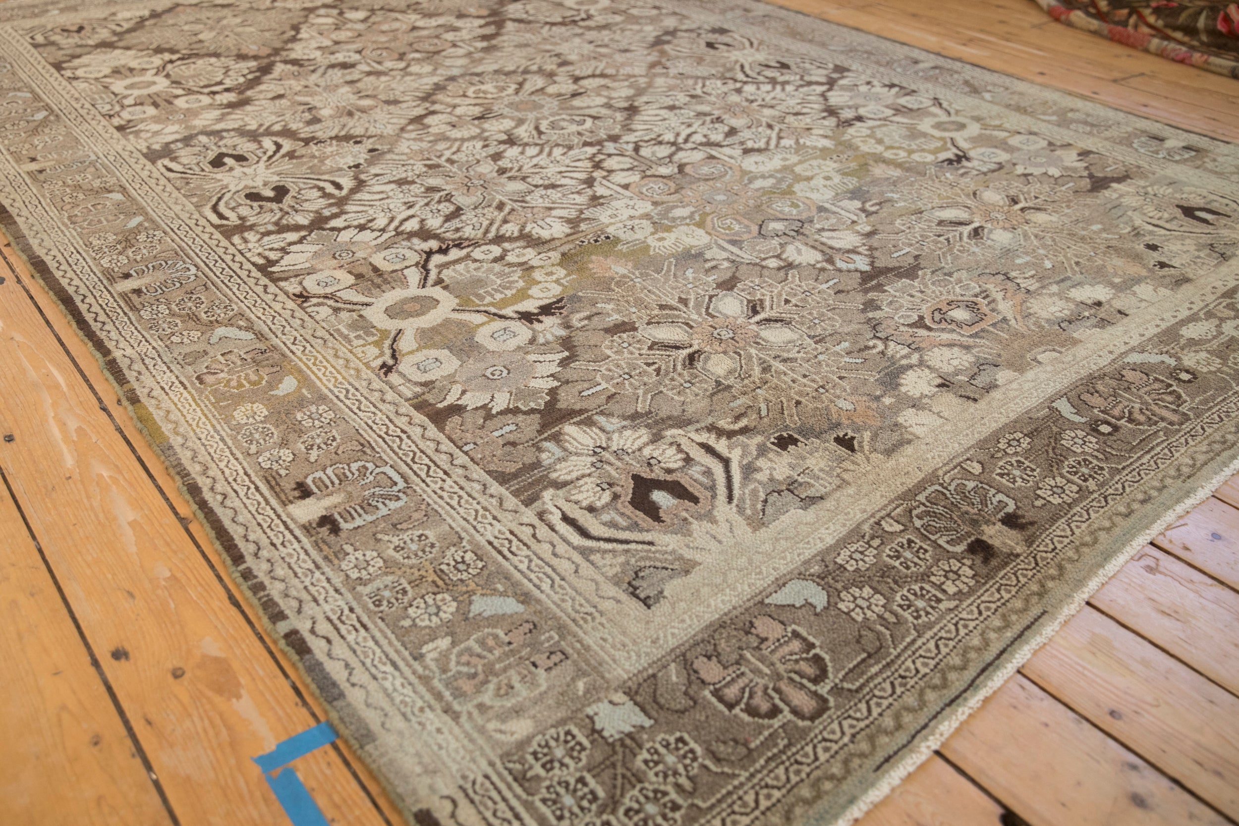 7x10.5 Vintage Distressed Bibikabad Carpet by Old New House® - product image 4 for Resin Society