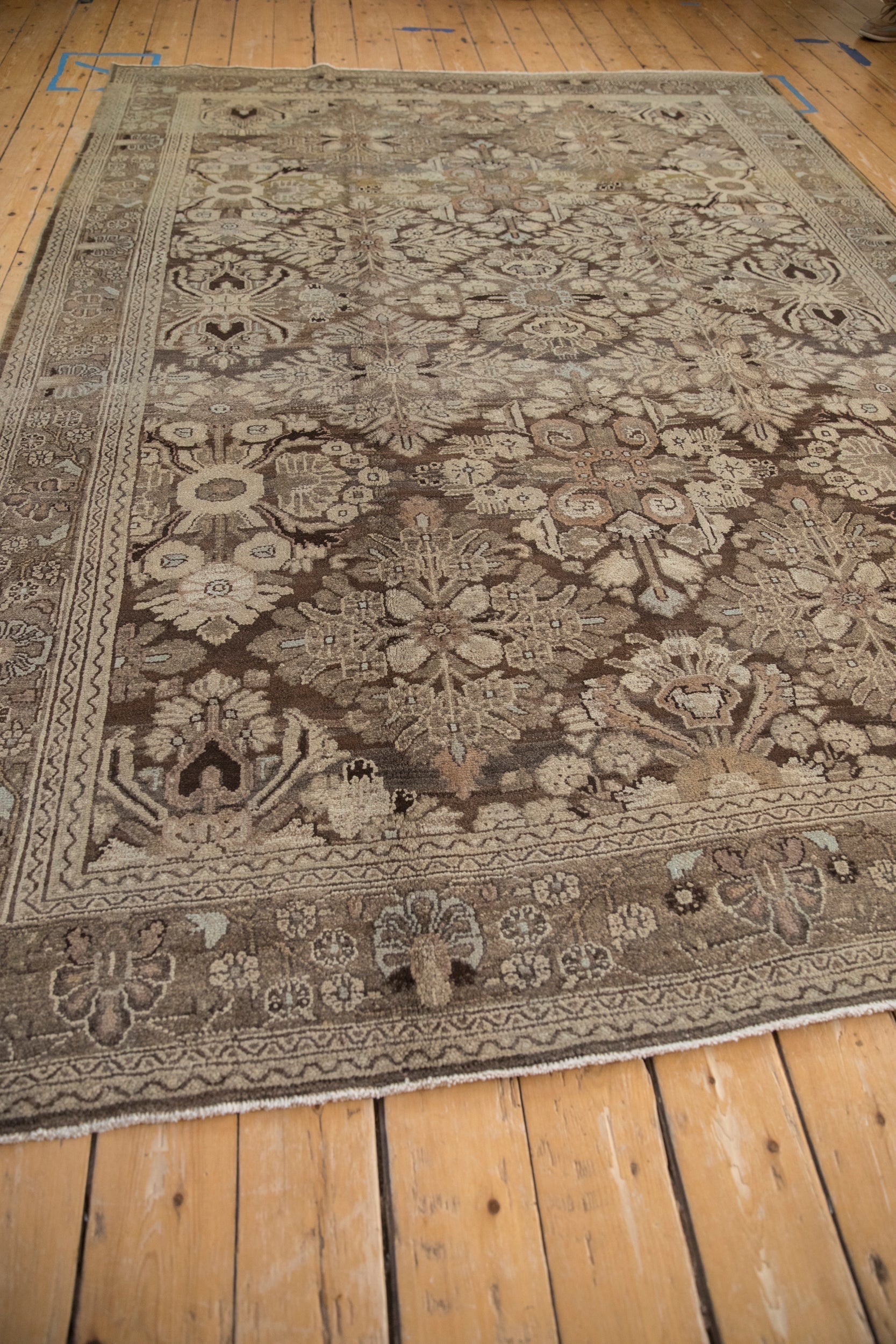 7x10.5 Vintage Distressed Bibikabad Carpet by Old New House® - product image 9 for Resin Society