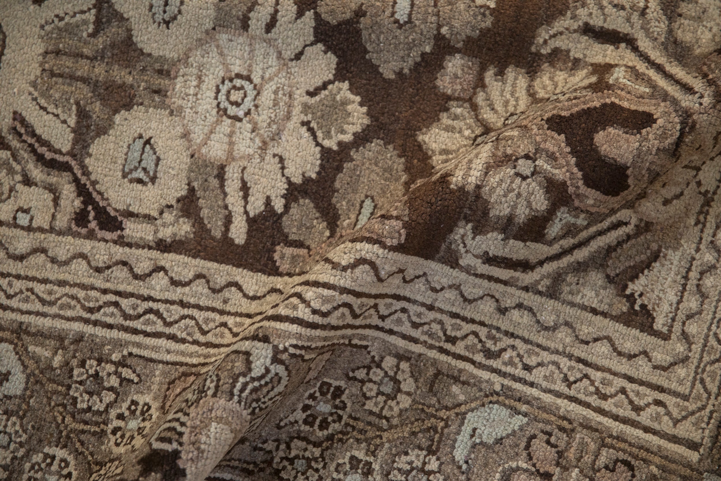 7x10.5 Vintage Distressed Bibikabad Carpet by Old New House® - product image 11 for Resin Society