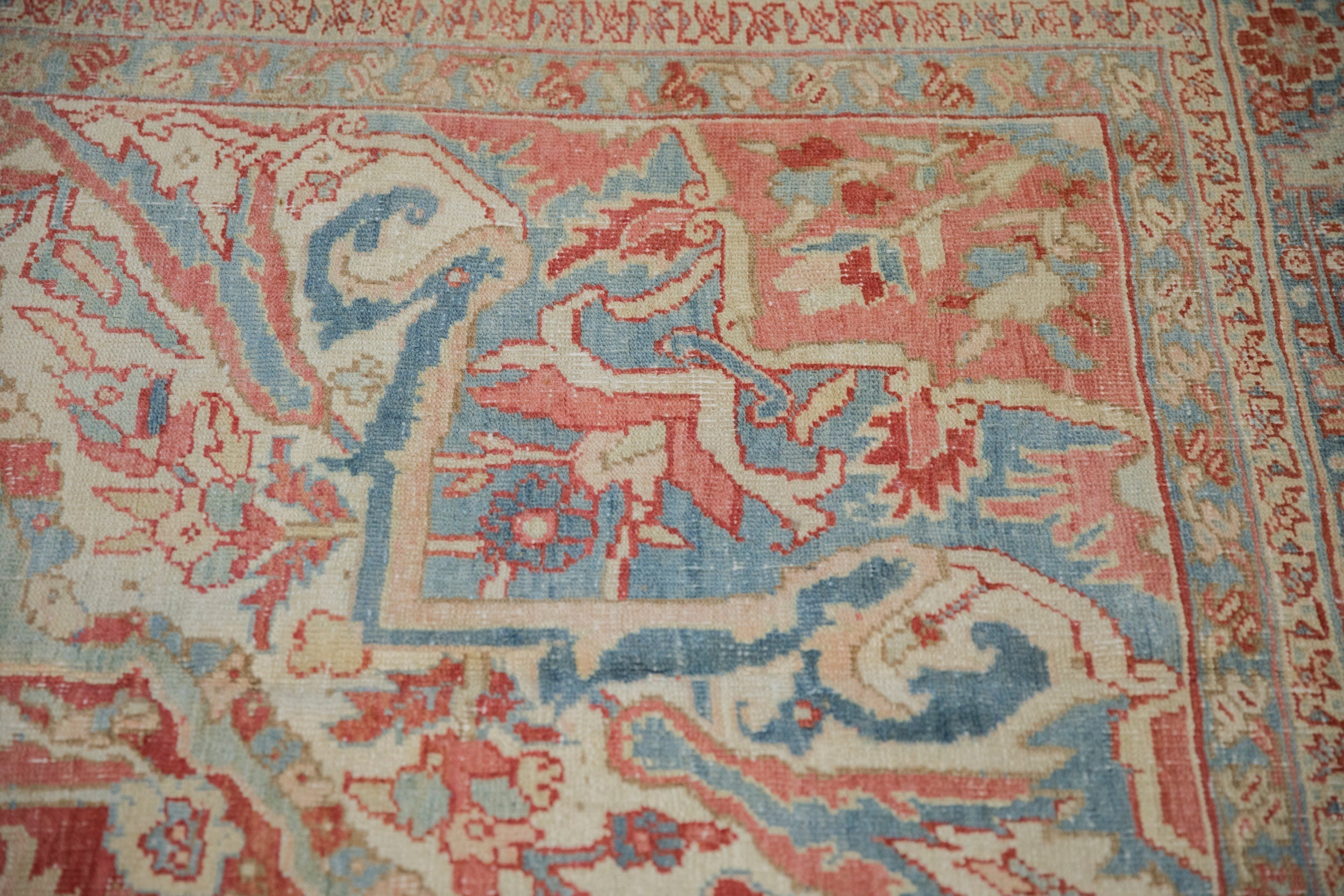 10x13 Vintage Distressed Heriz Carpet by Old New House® - product image 6 for Resin Society