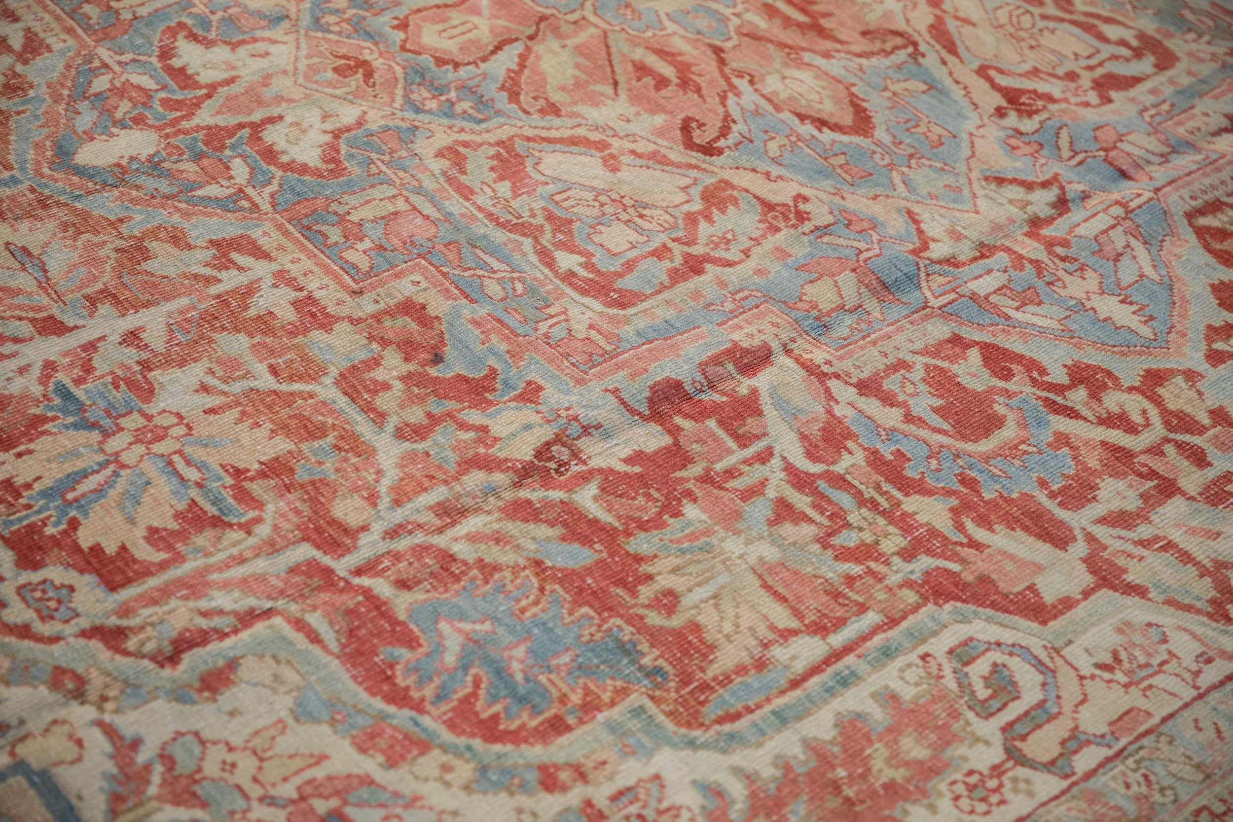 10x13 Vintage Distressed Heriz Carpet by Old New House® - product image 8 for Resin Society