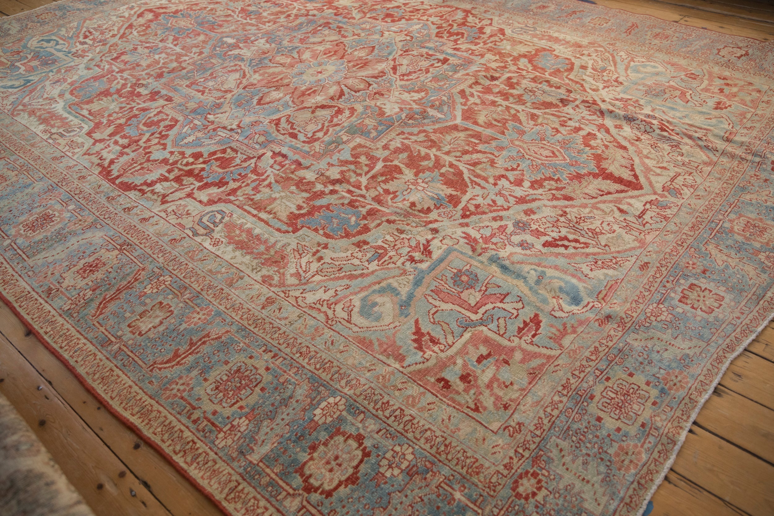 10x13 Vintage Distressed Heriz Carpet by Old New House® - product image 10 for Resin Society