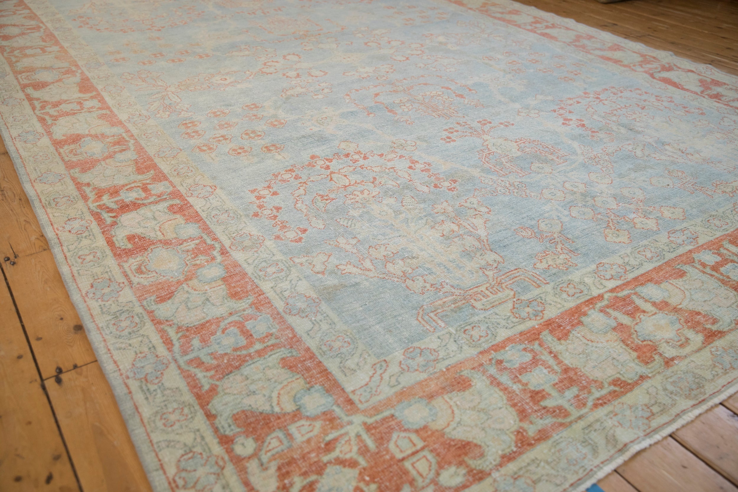 8.5x12 Vintage Distressed Mahal Carpet by Old New House® - product image 4 for Resin Society