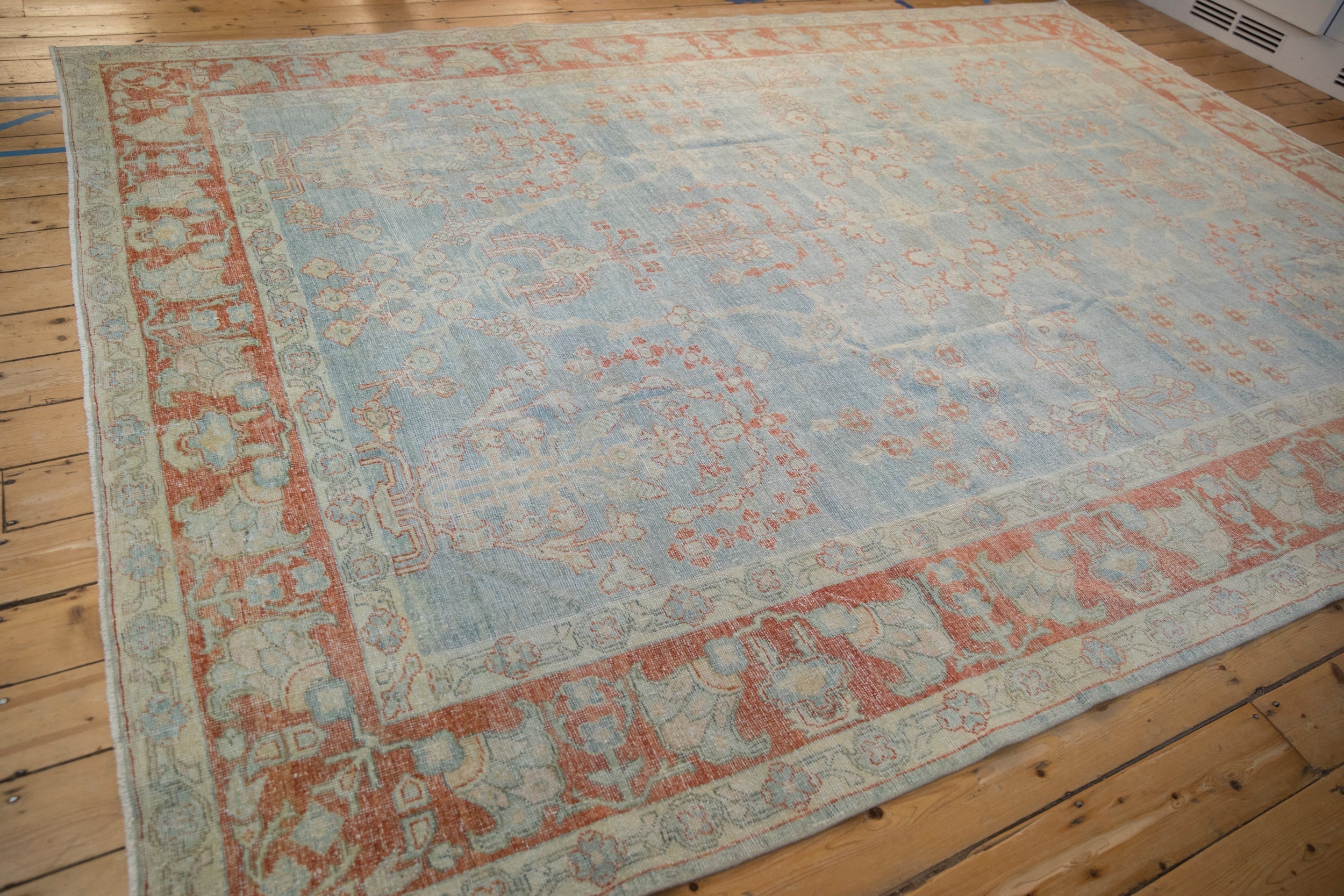 8.5x12 Vintage Distressed Mahal Carpet by Old New House® - product image 6 for Resin Society