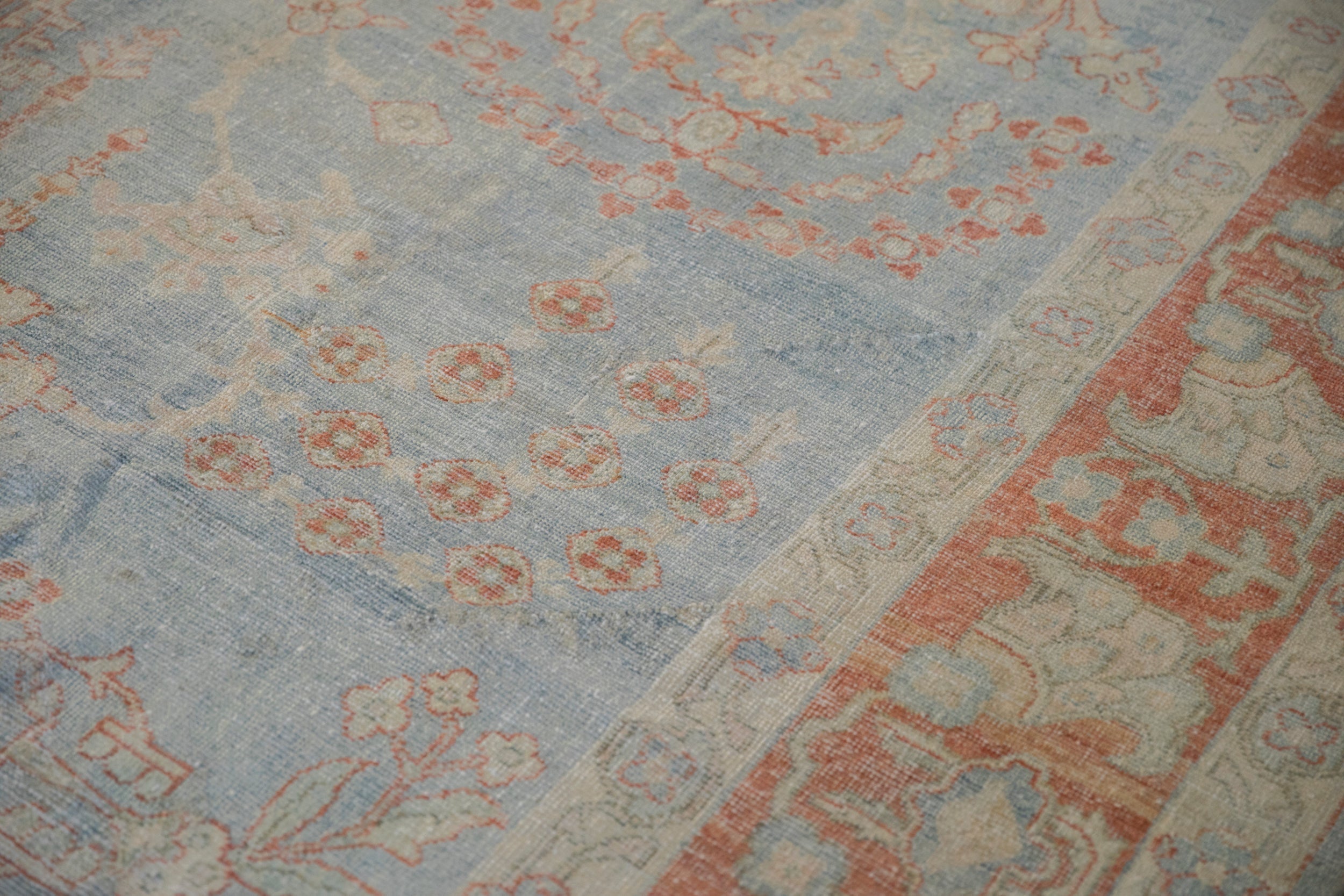 8.5x12 Vintage Distressed Mahal Carpet by Old New House® - product image 7 for Resin Society