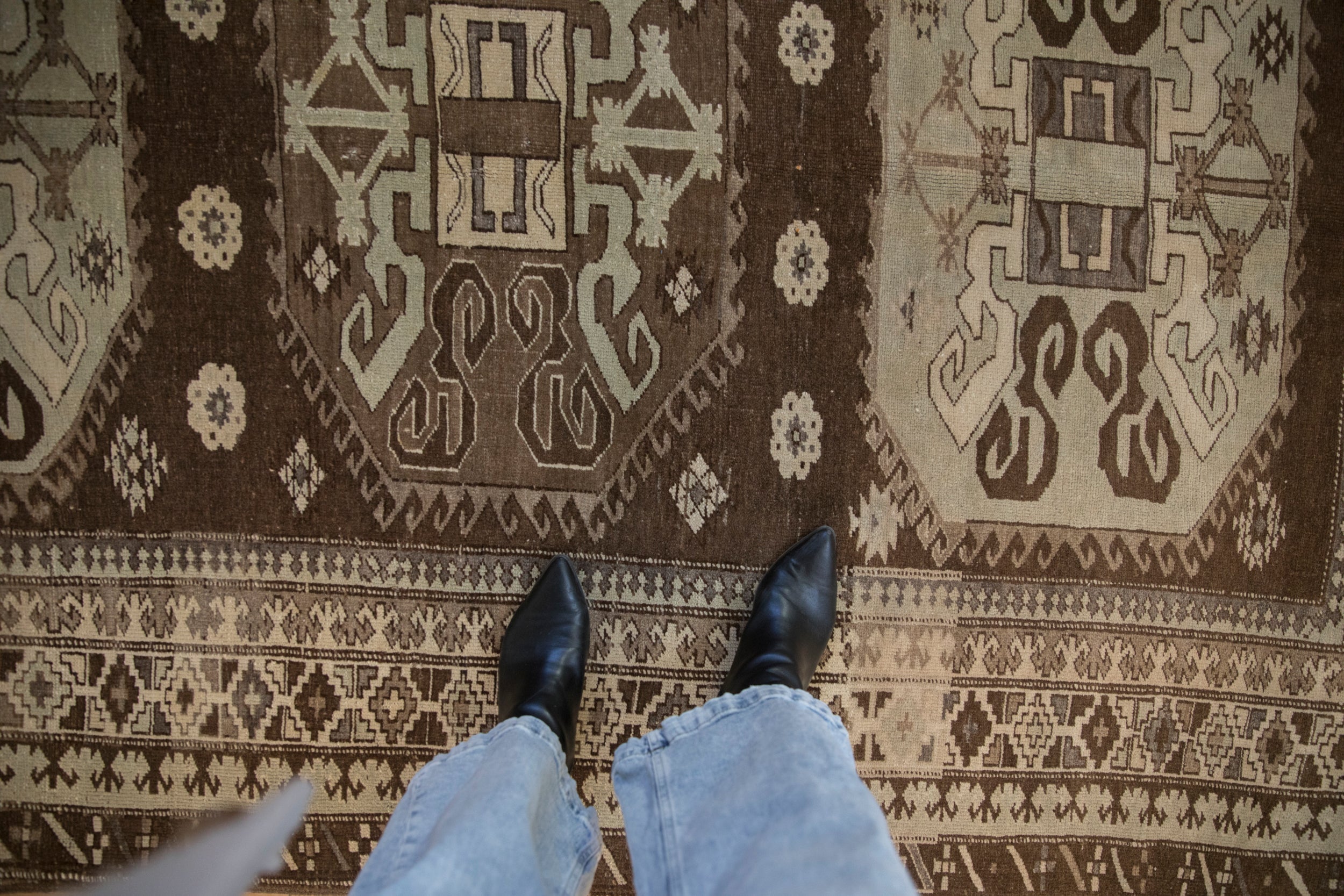 5.5x8.5 Vintage Distressed Kars Carpet by Old New House® - product image 2 for Resin Society