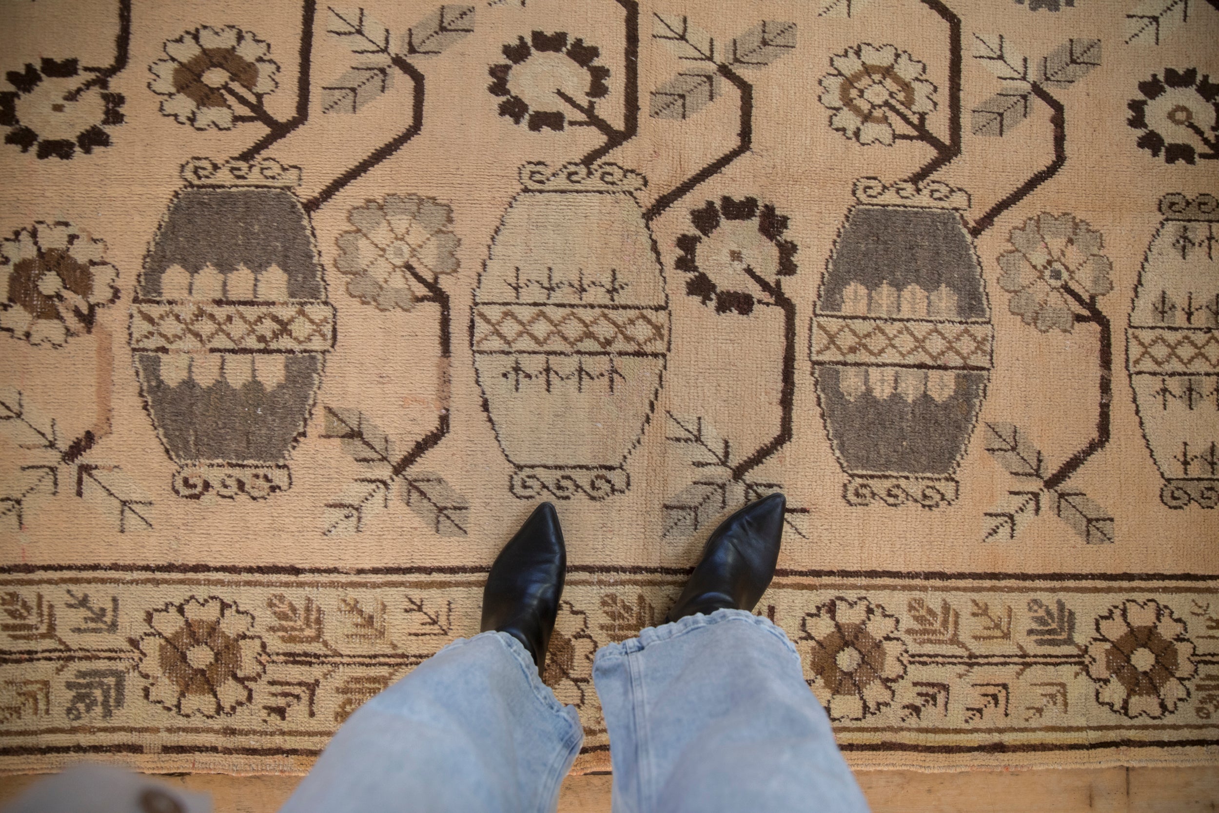 5x8 Vintage Distressed Khotan Carpet by Old New House® - product image 2 for Resin Society