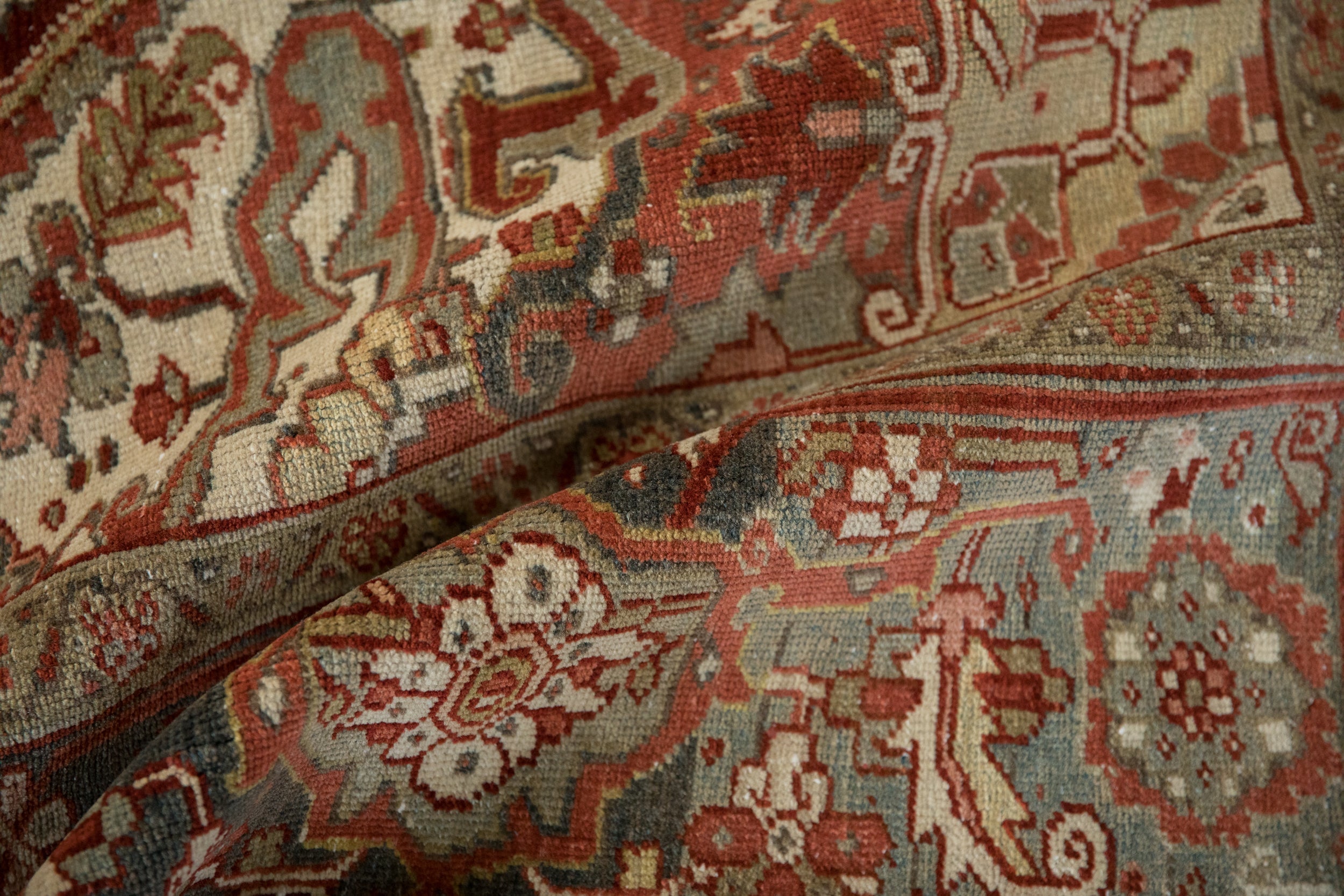 8x11 Vintage Distressed Heriz Carpet by Old New House® - product image 10 for Resin Society