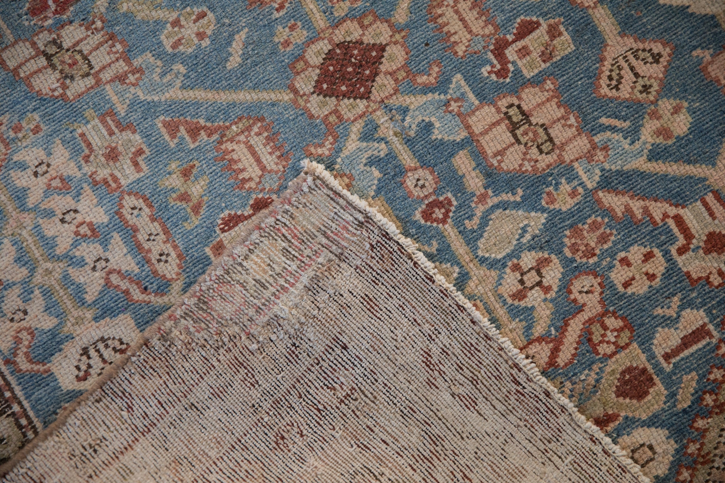 3x13.5 Antique Distressed Malayer Rug Runner by Old New House® - product image 13 for Resin Society