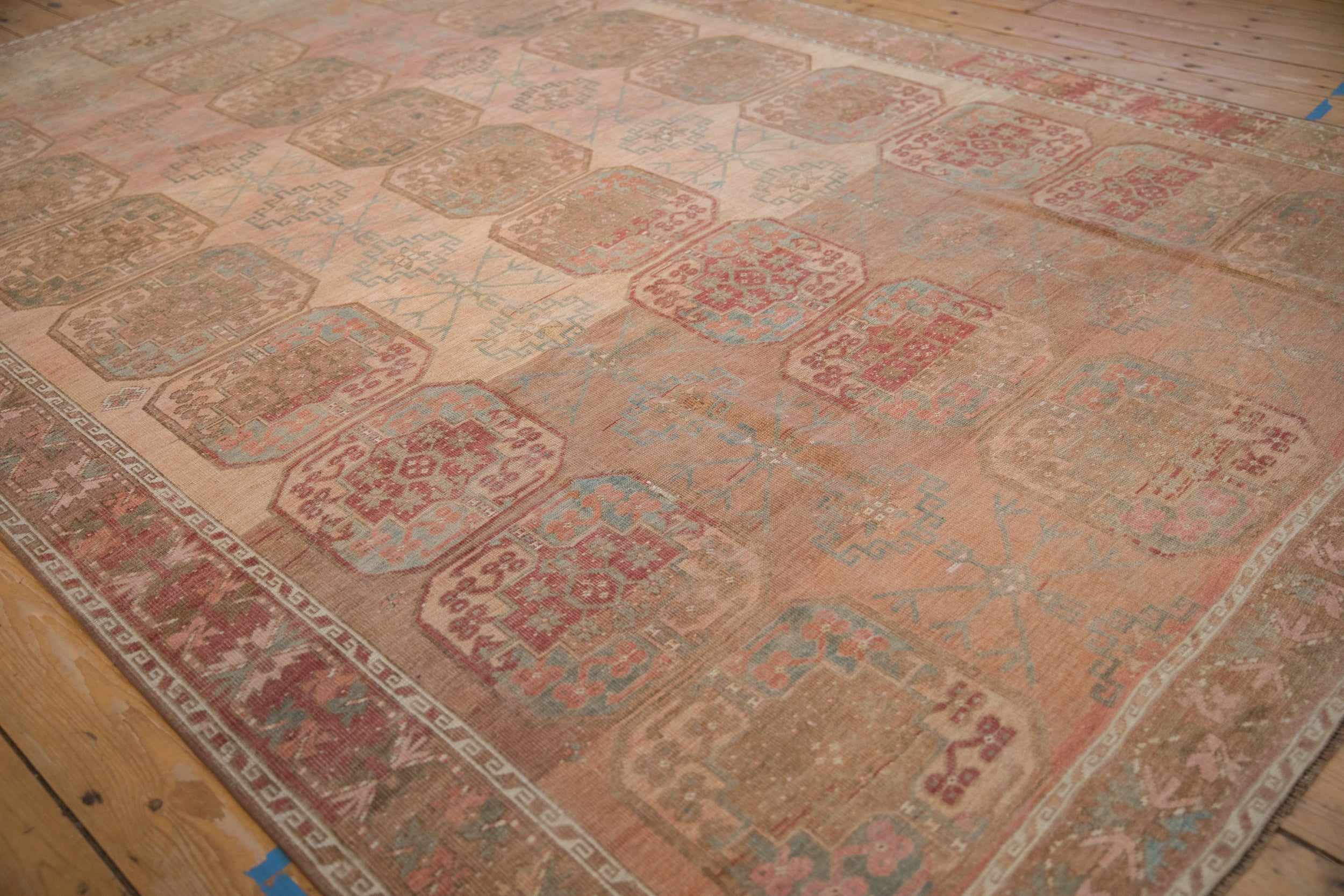 7x10.5 Vintage Distressed Ersari Carpet by Old New House® - product image 4 for Resin Society