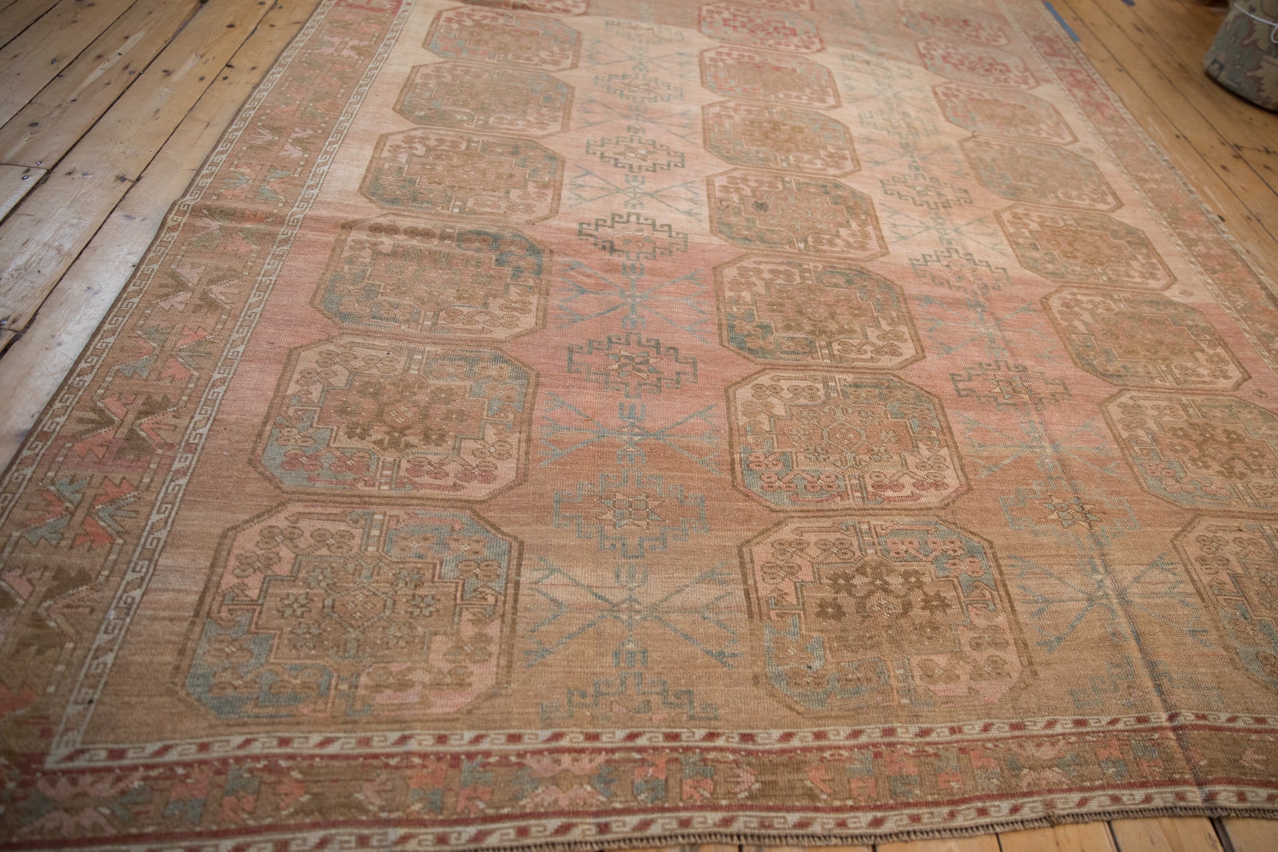7x10.5 Vintage Distressed Ersari Carpet by Old New House® - product image 10 for Resin Society