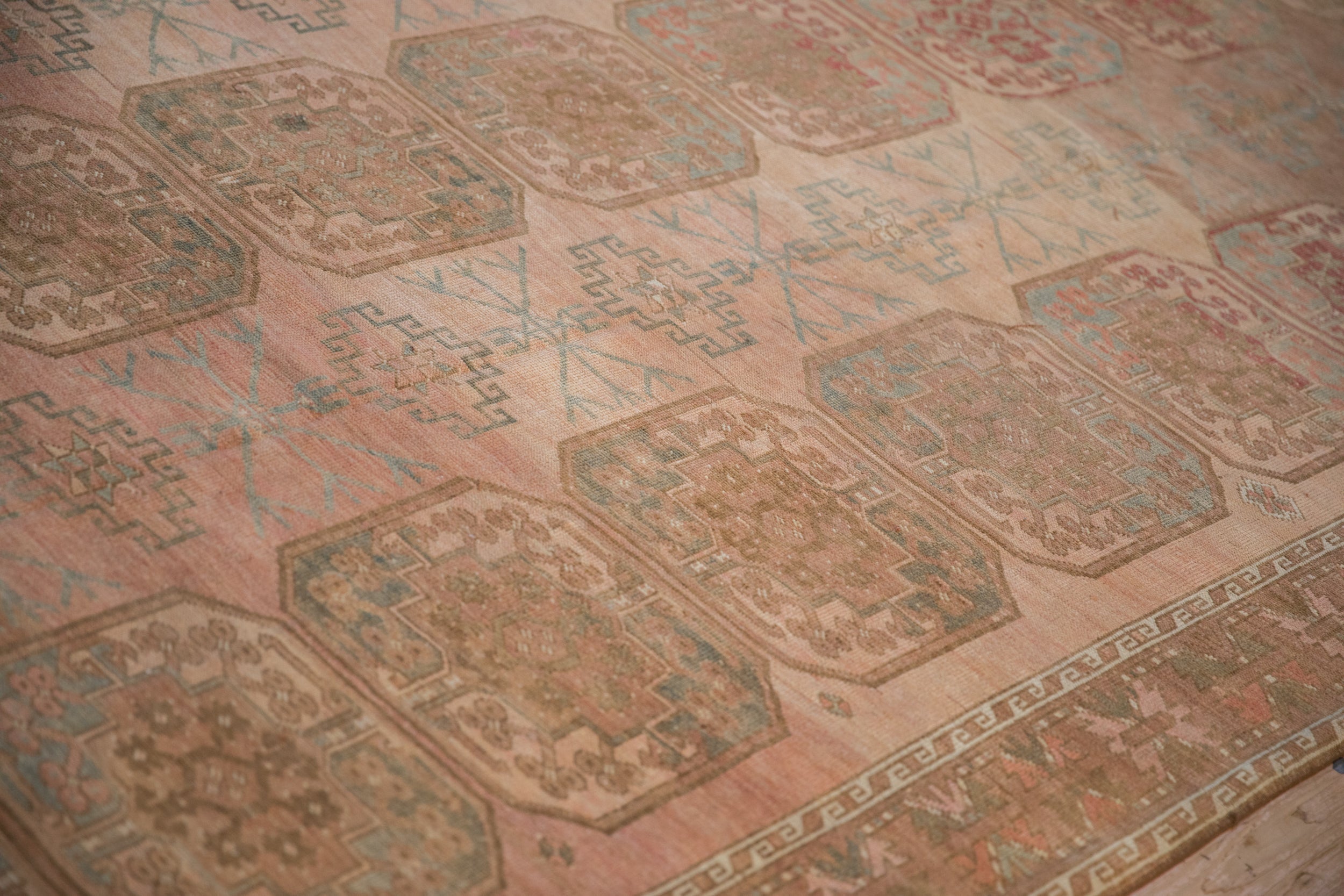 7x10.5 Vintage Distressed Ersari Carpet by Old New House® - product image 13 for Resin Society
