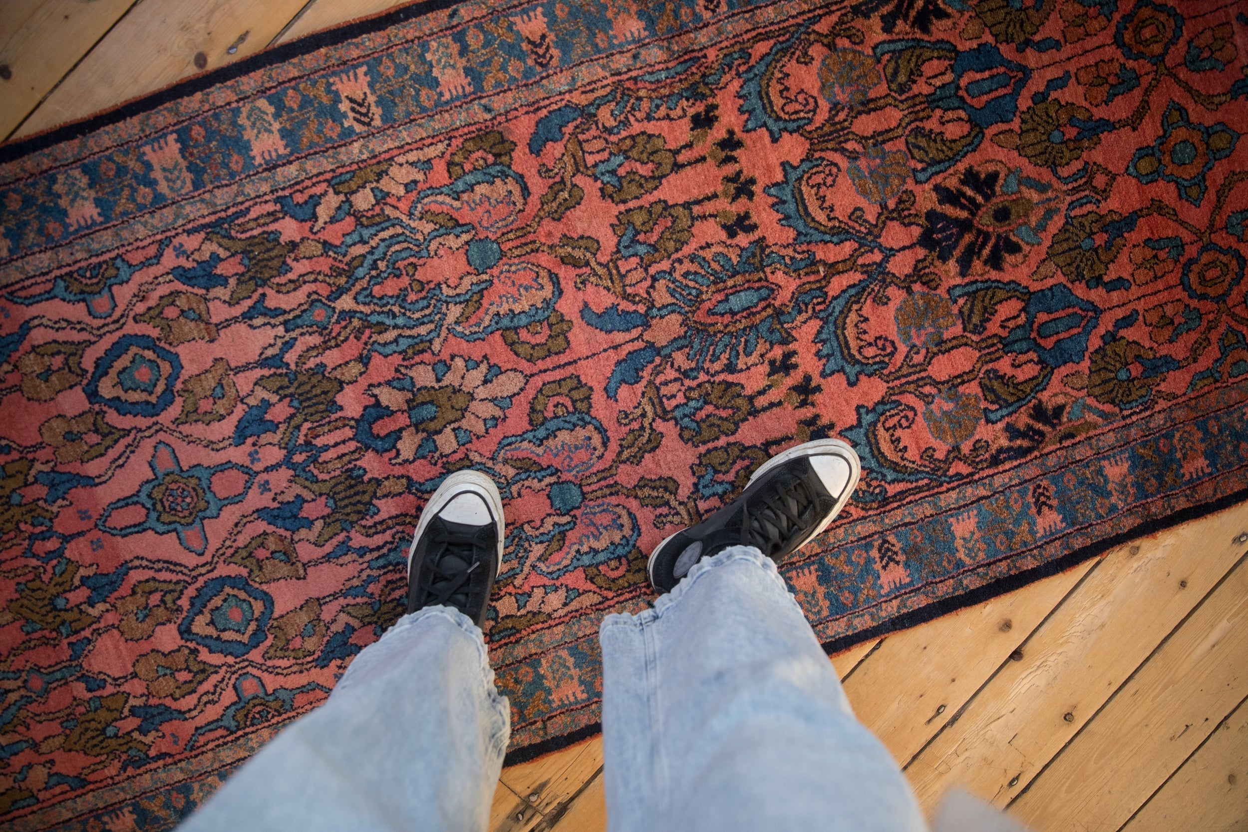3x17 Vintage Lilihan Rug Runner by Old New House® - product image 2 for Resin Society