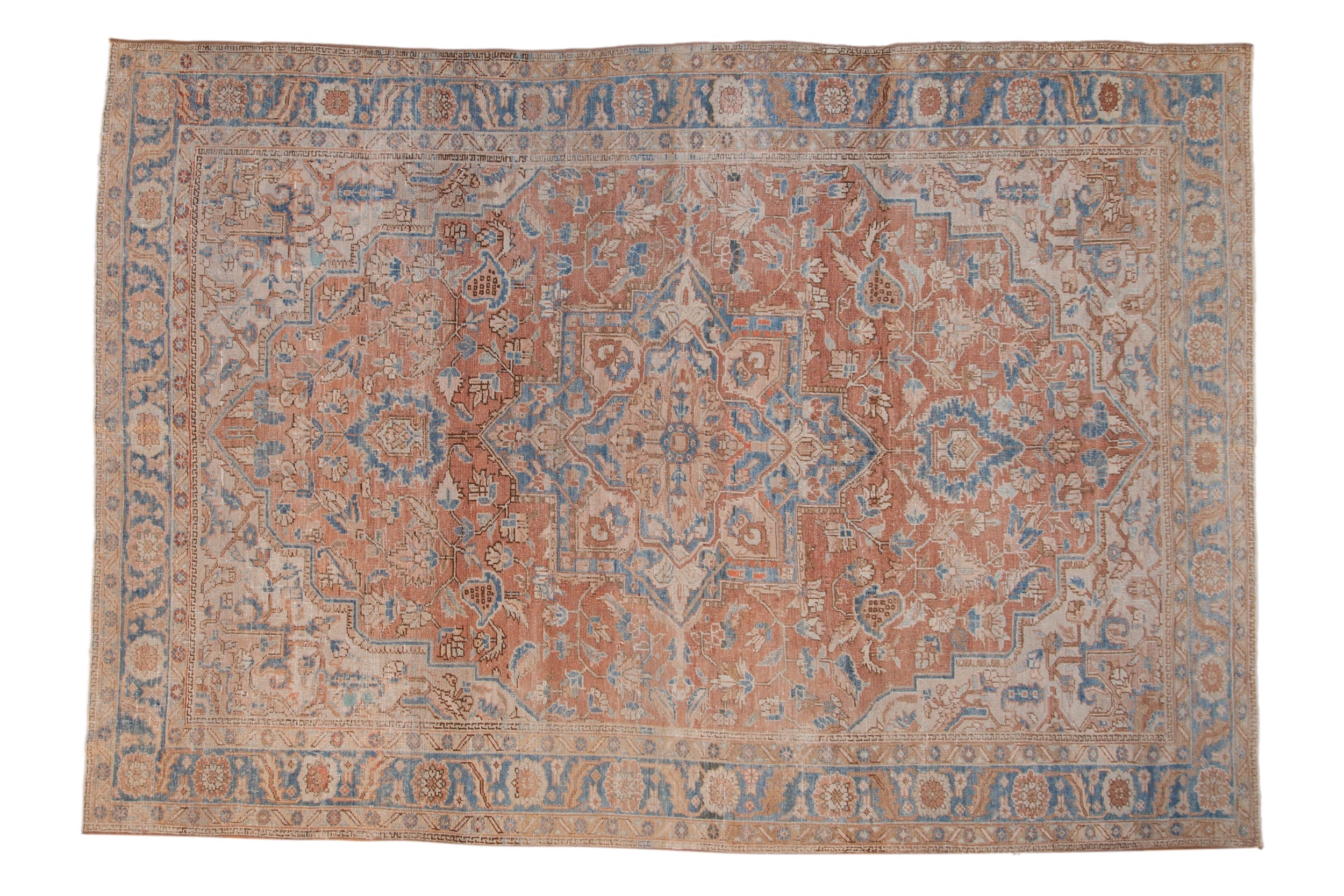 6.5x9.5 Vintage Distressed Heriz Carpet by Old New House® - main product image for Resin Society