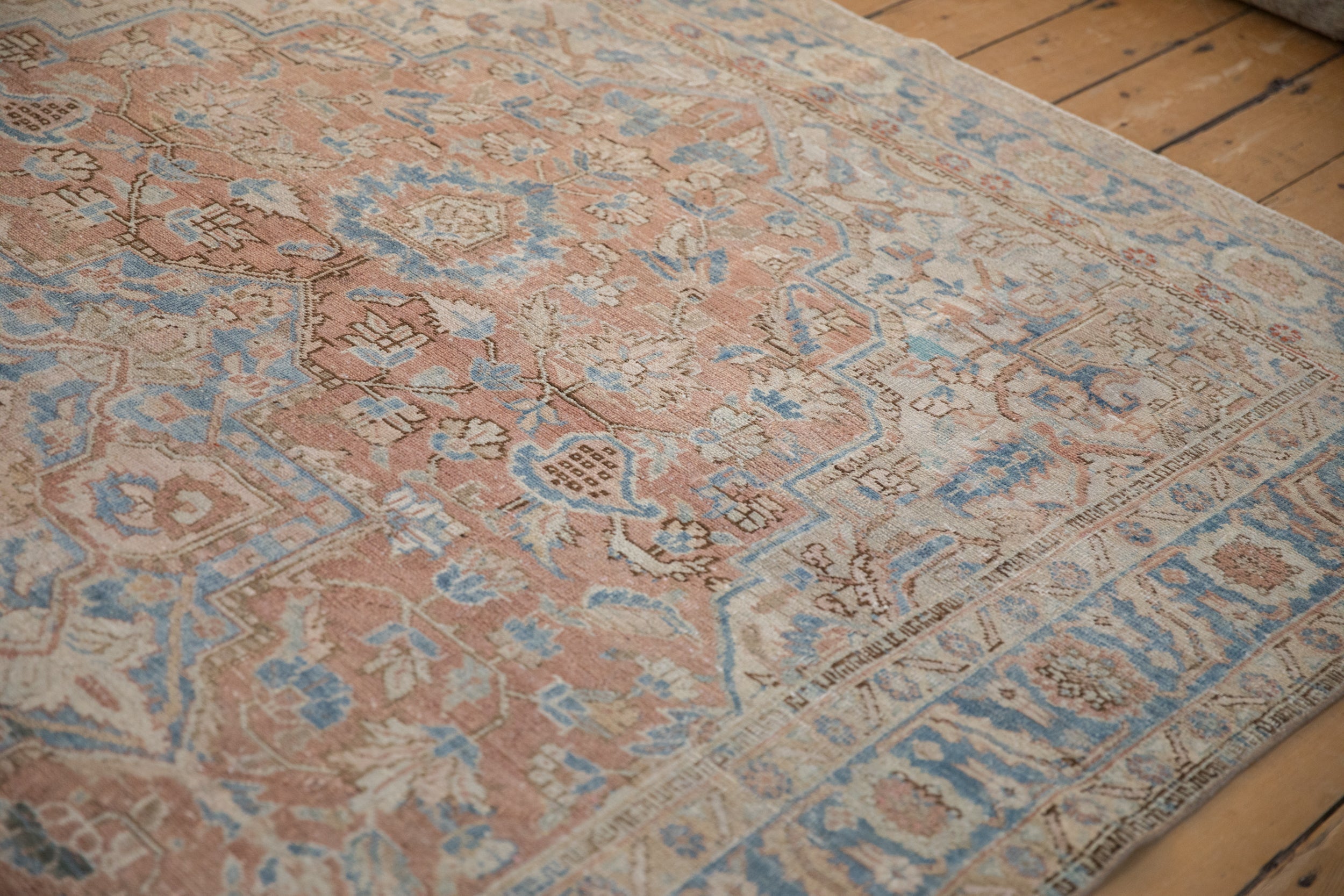 6.5x9.5 Vintage Distressed Heriz Carpet by Old New House® - product image 7 for Resin Society