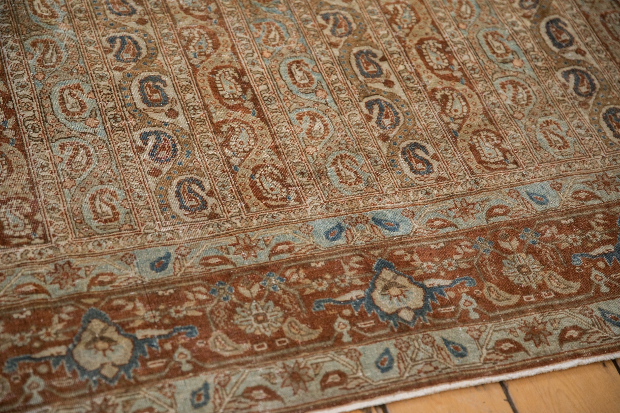 7.5x10.5 Vintage Distressed Qom Carpet by Old New House® - product image 10 for Resin Society