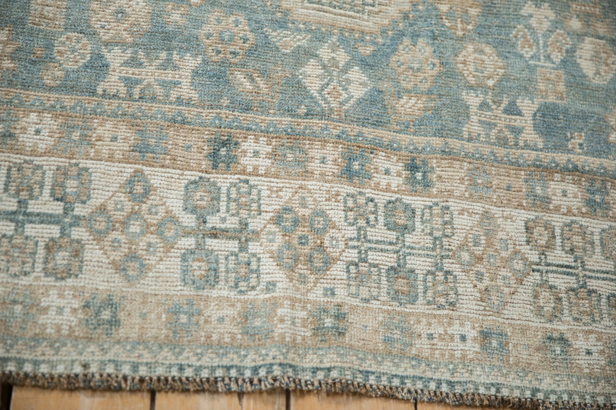 7x10 Vintage Distressed Qashqai Carpet by Old New House® - product image 9 for Resin Society