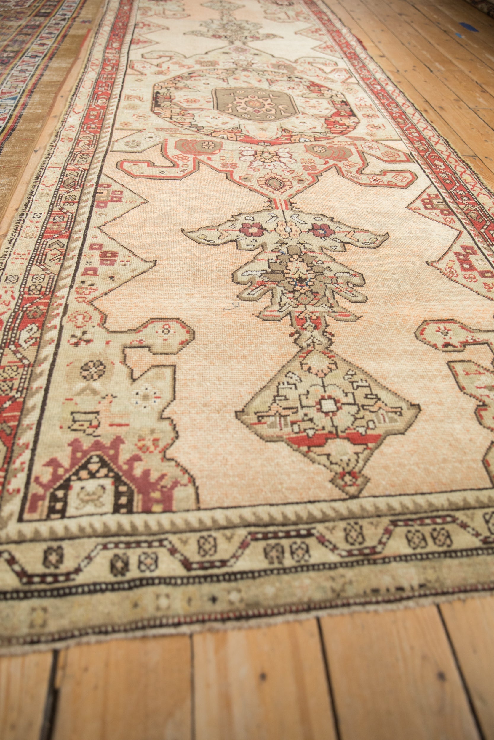 RESERVED 3.5x11 Antique Distressed Karabagh Rug Runner