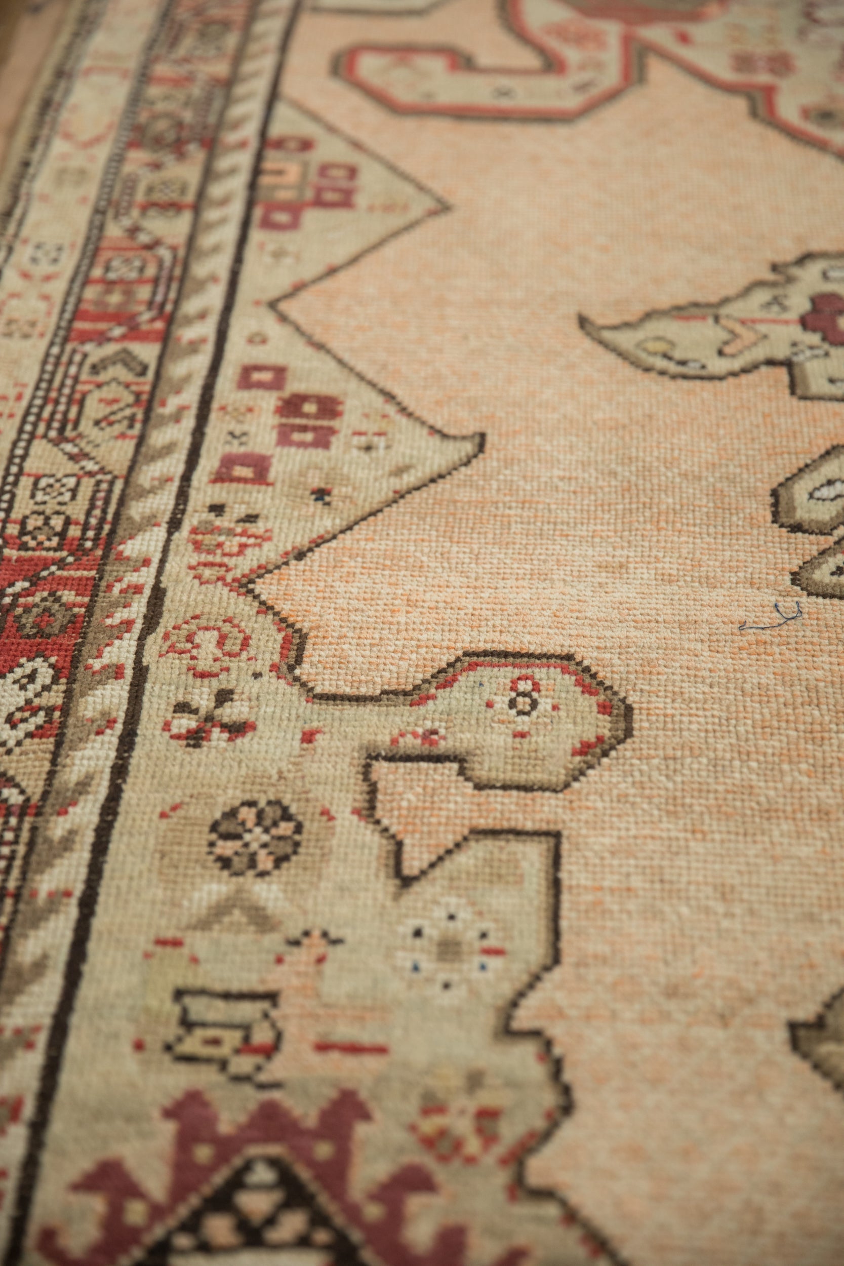 RESERVED 3.5x11 Antique Distressed Karabagh Rug Runner