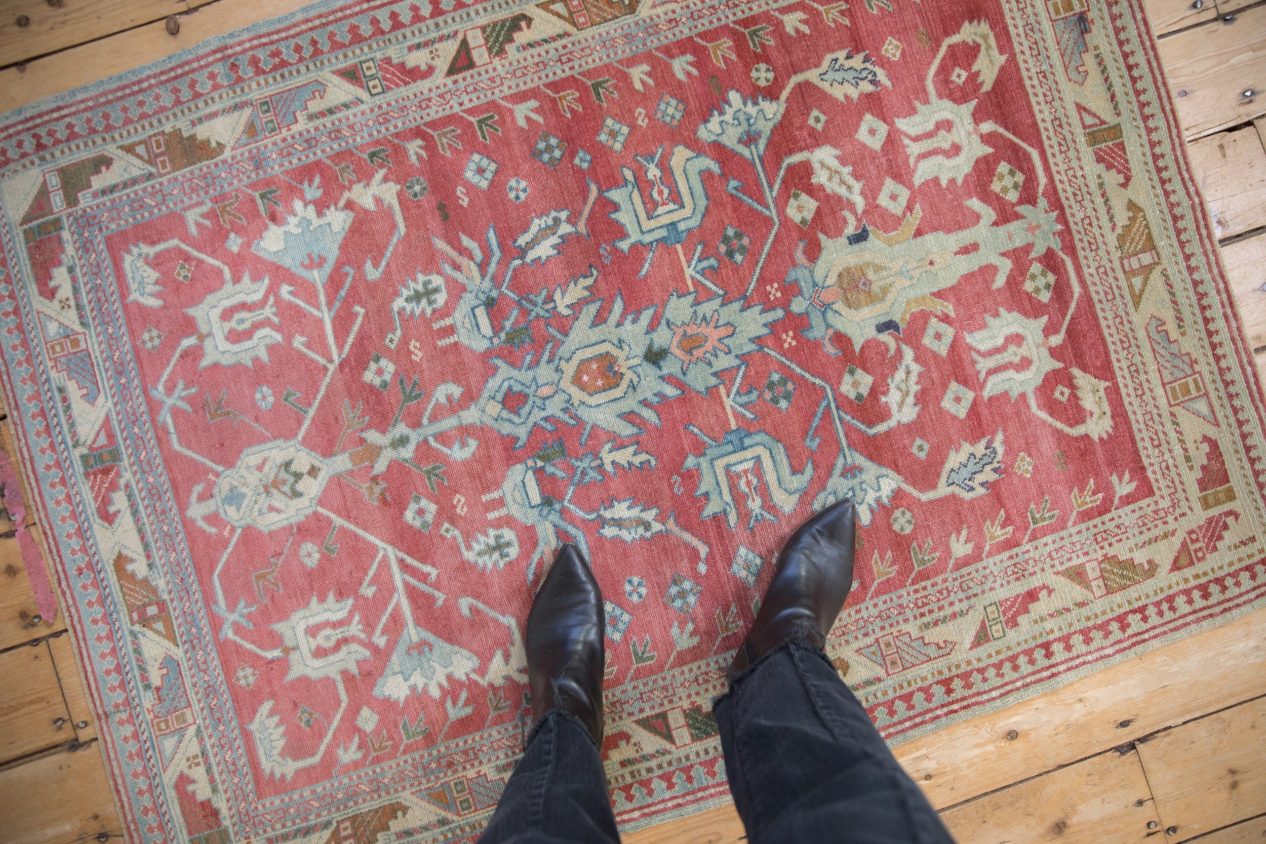 3.5x5 Vintage Distressed Anatolian Rug by Old New House® - product image 2 for Resin Society