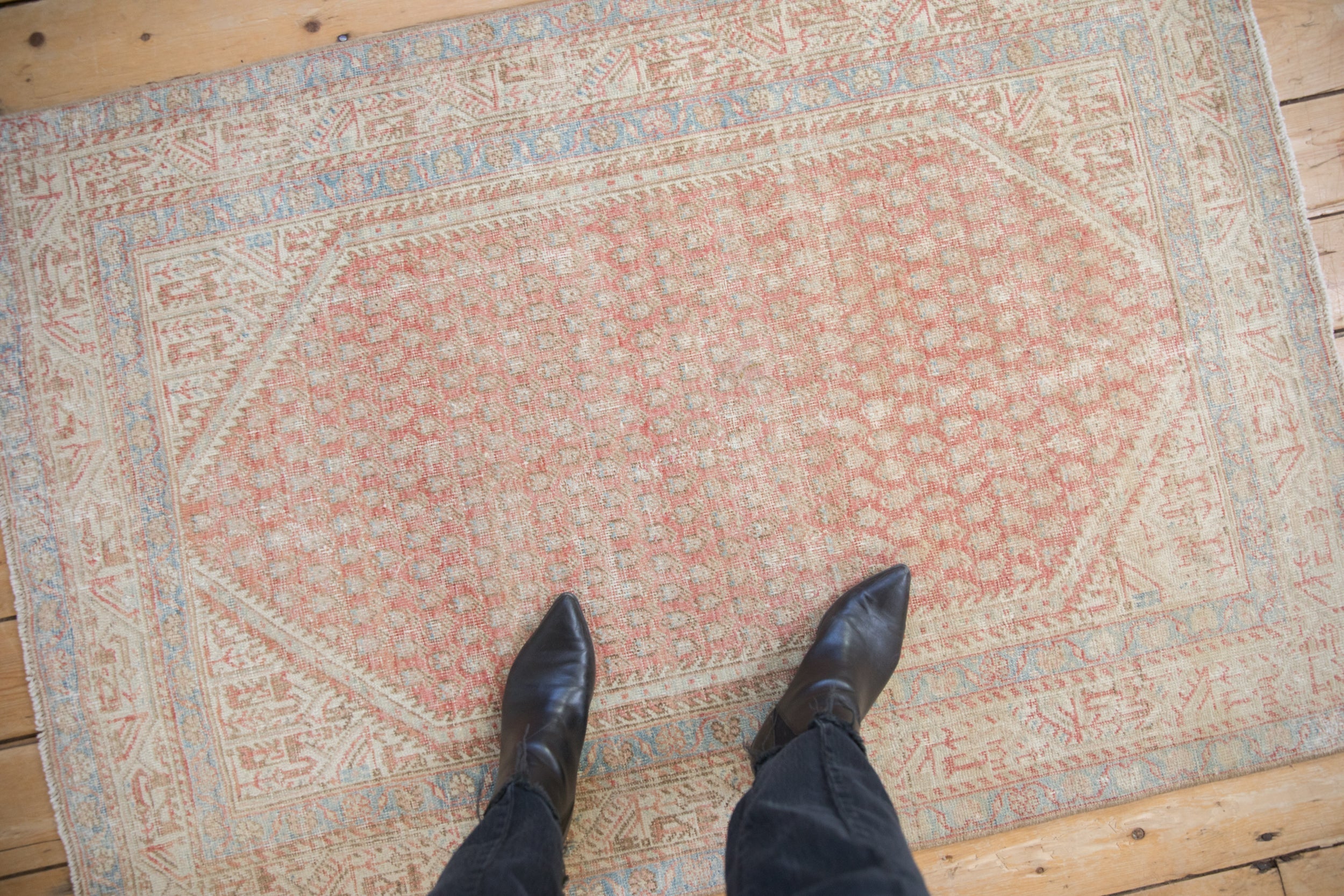 3.5x5 Vintage Distressed Serbend Rug by Old New House® - product image 2 for Resin Society