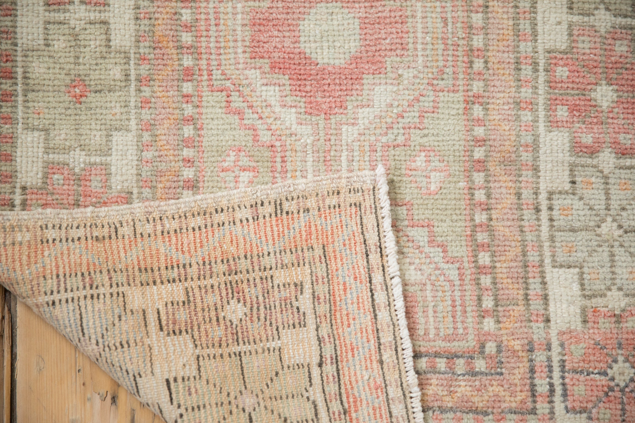2.5x5 Vintage Distressed Oushak Rug Runner by Old New House® - product image 11 for Resin Society