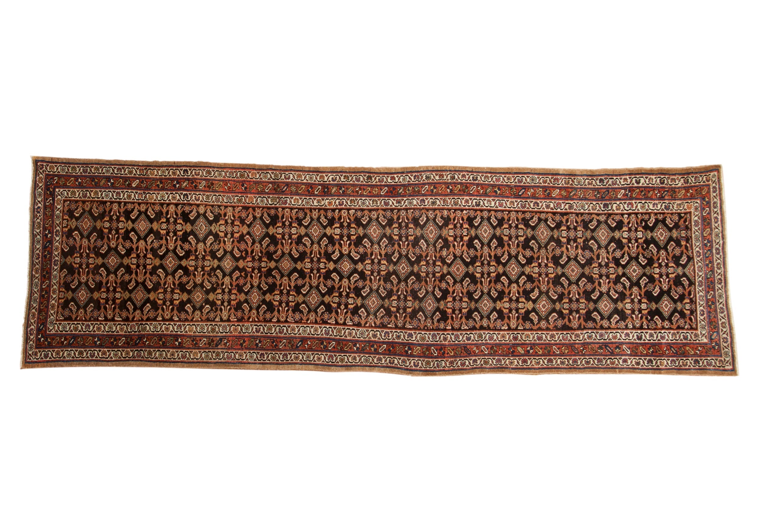 3.5x11.5 Antique Hamadan Rug Runner by Old New House® - main product image for Resin Society