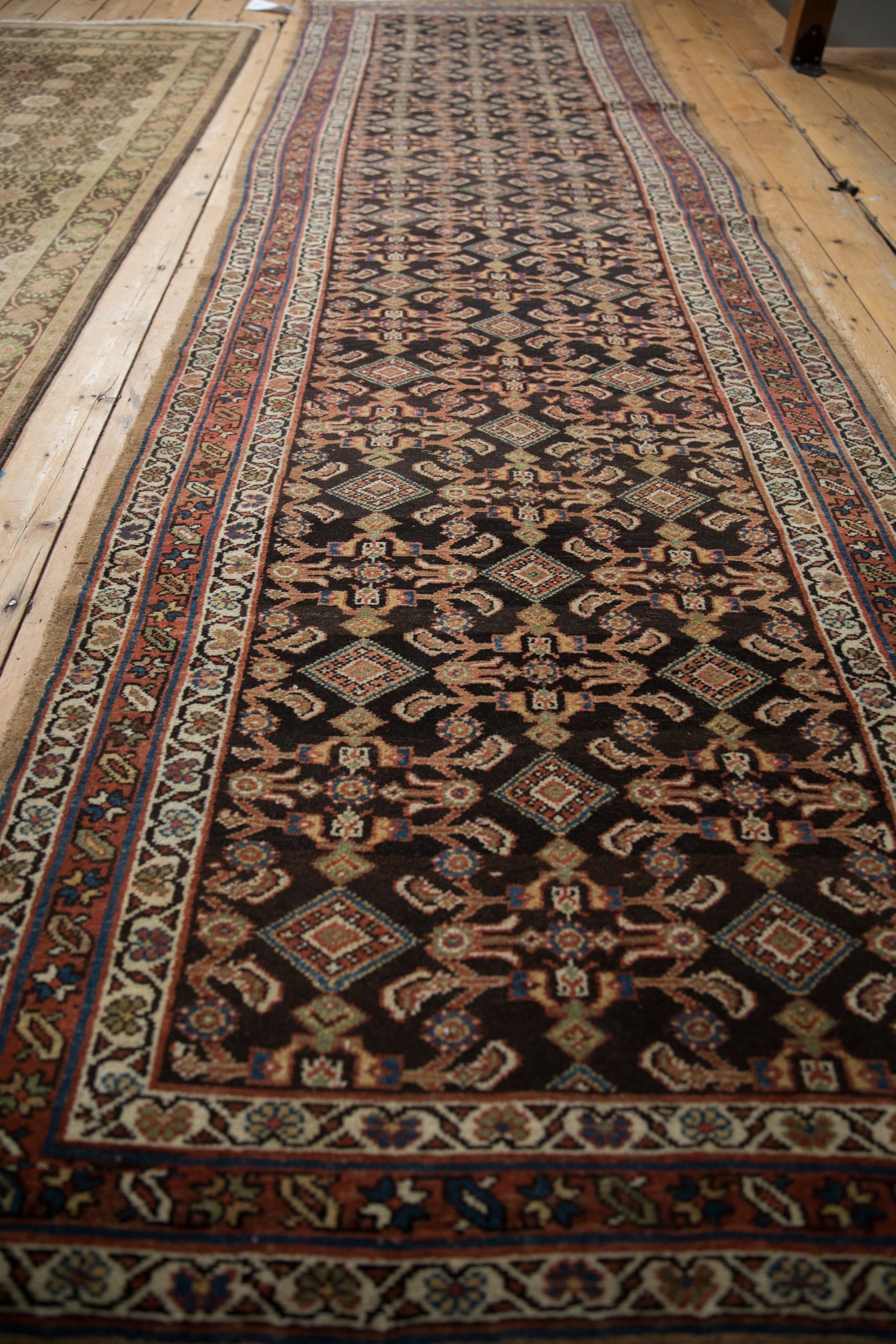 3.5x11.5 Antique Hamadan Rug Runner by Old New House® - product image 8 for Resin Society