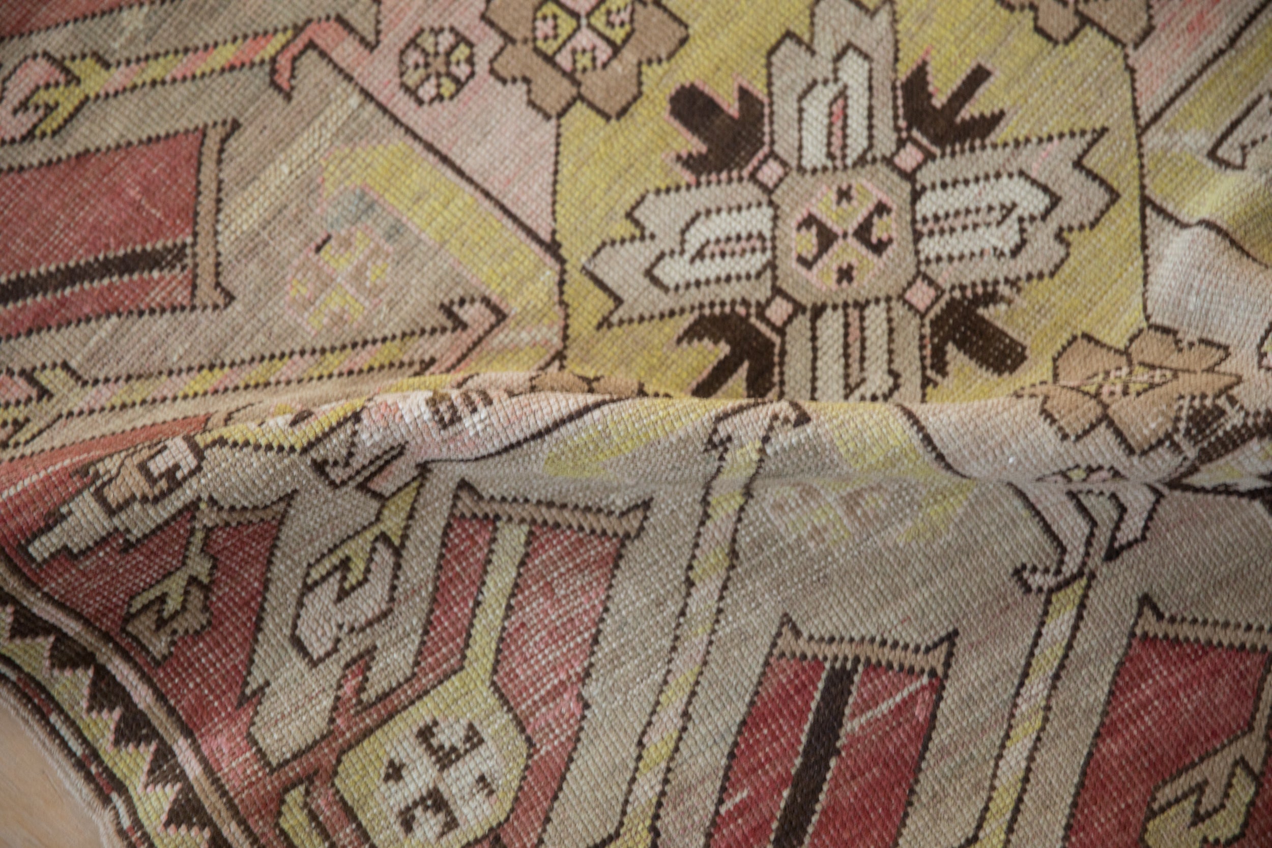 3.5x9 Antique Distressed Kazak Rug Runner by Old New House® - product image 12 for Resin Society