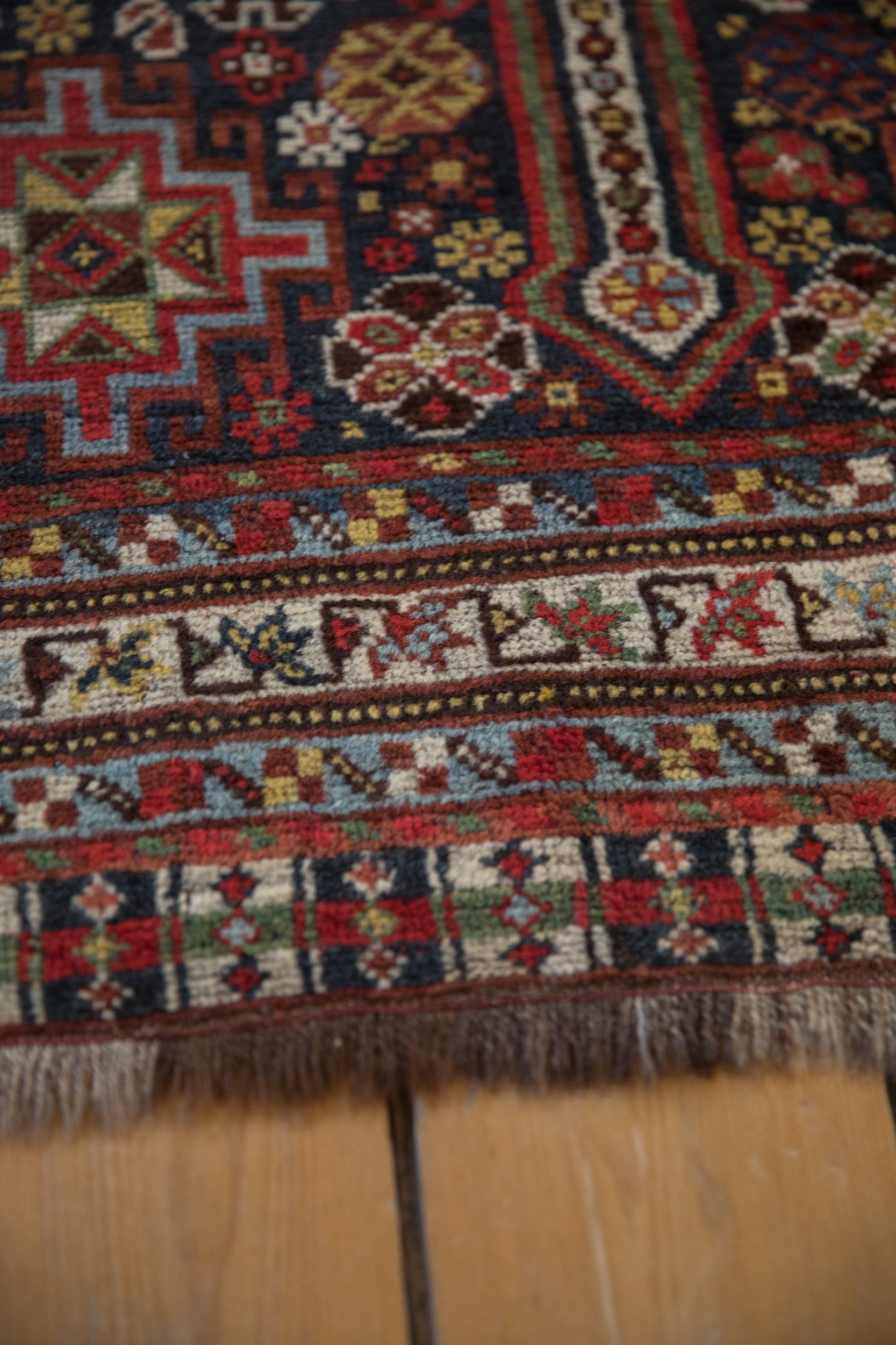 3.5x15 Antique Qashqai Rug Runner by Old New House® - product image 12 for Resin Society